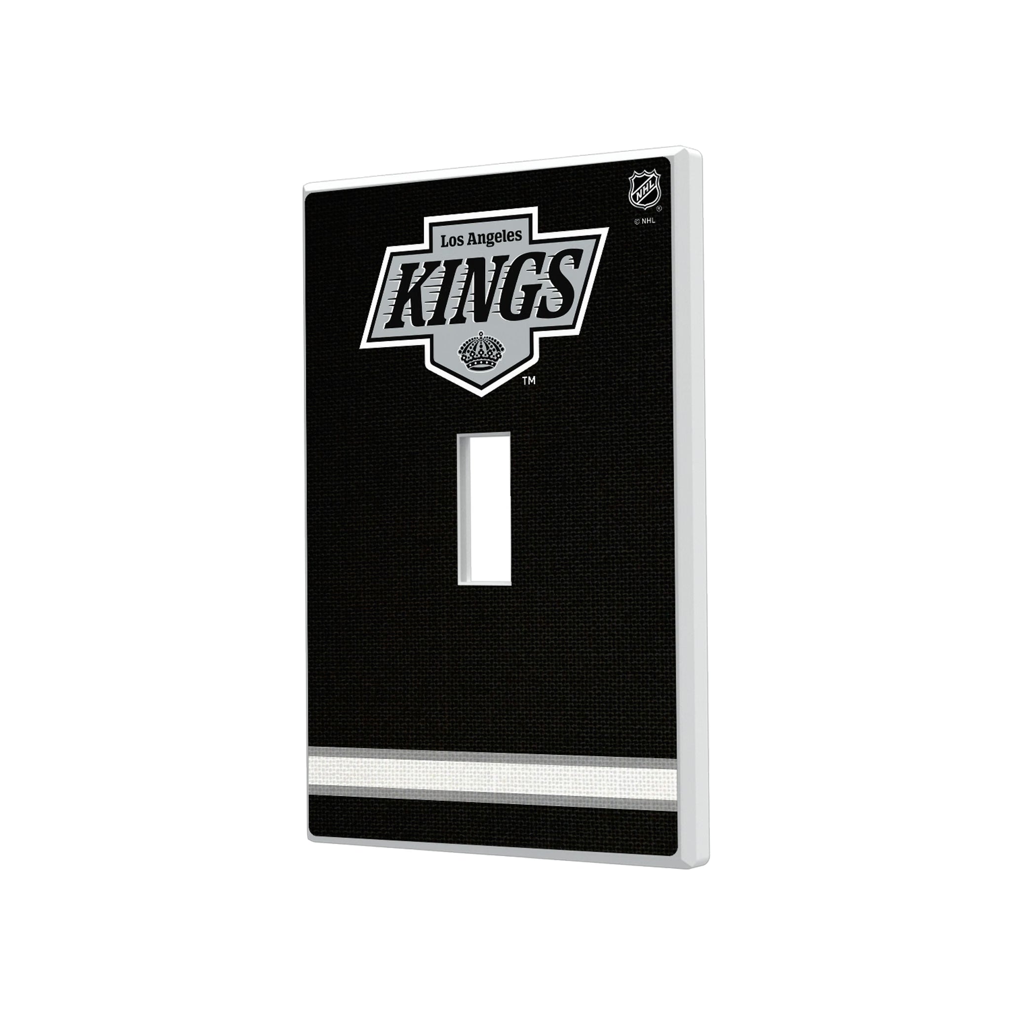LA Kings Stripe Hidden-Screw Light Switch Plate#Style_Single Toggle