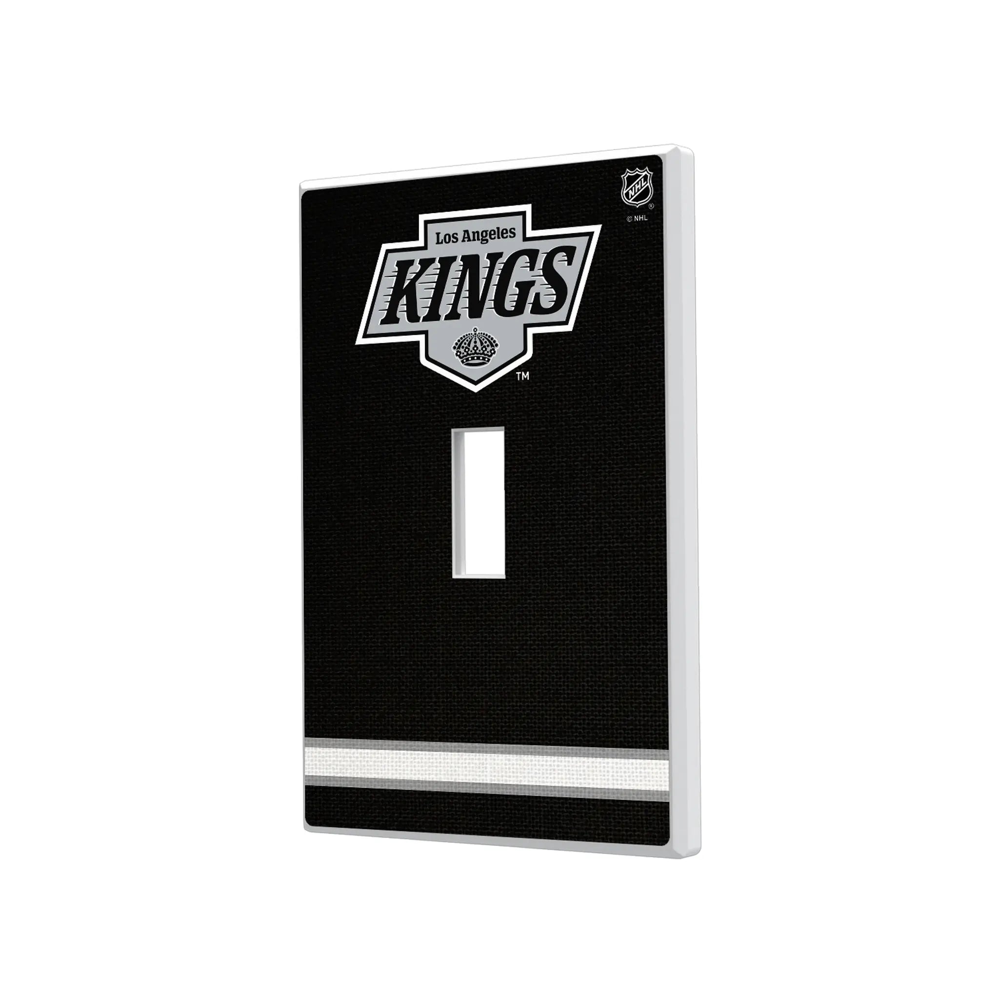 LA Kings Stripe Hidden-Screw Light Switch Plate#Style_Single Toggle