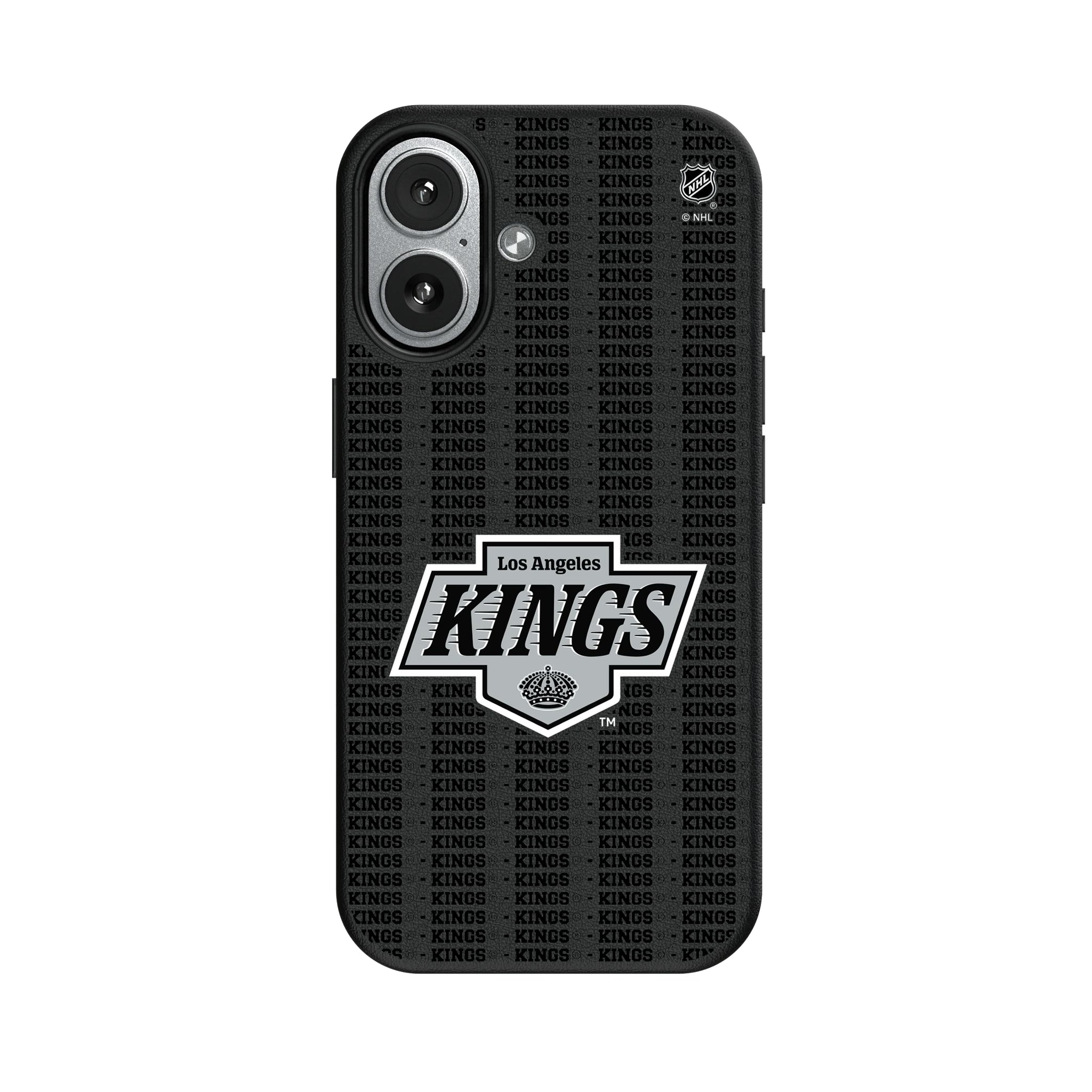 LA Kings Text Backdrop iPhone MagSafe Compatible Phone Case for Apple iPhone#Device_iPhone 17