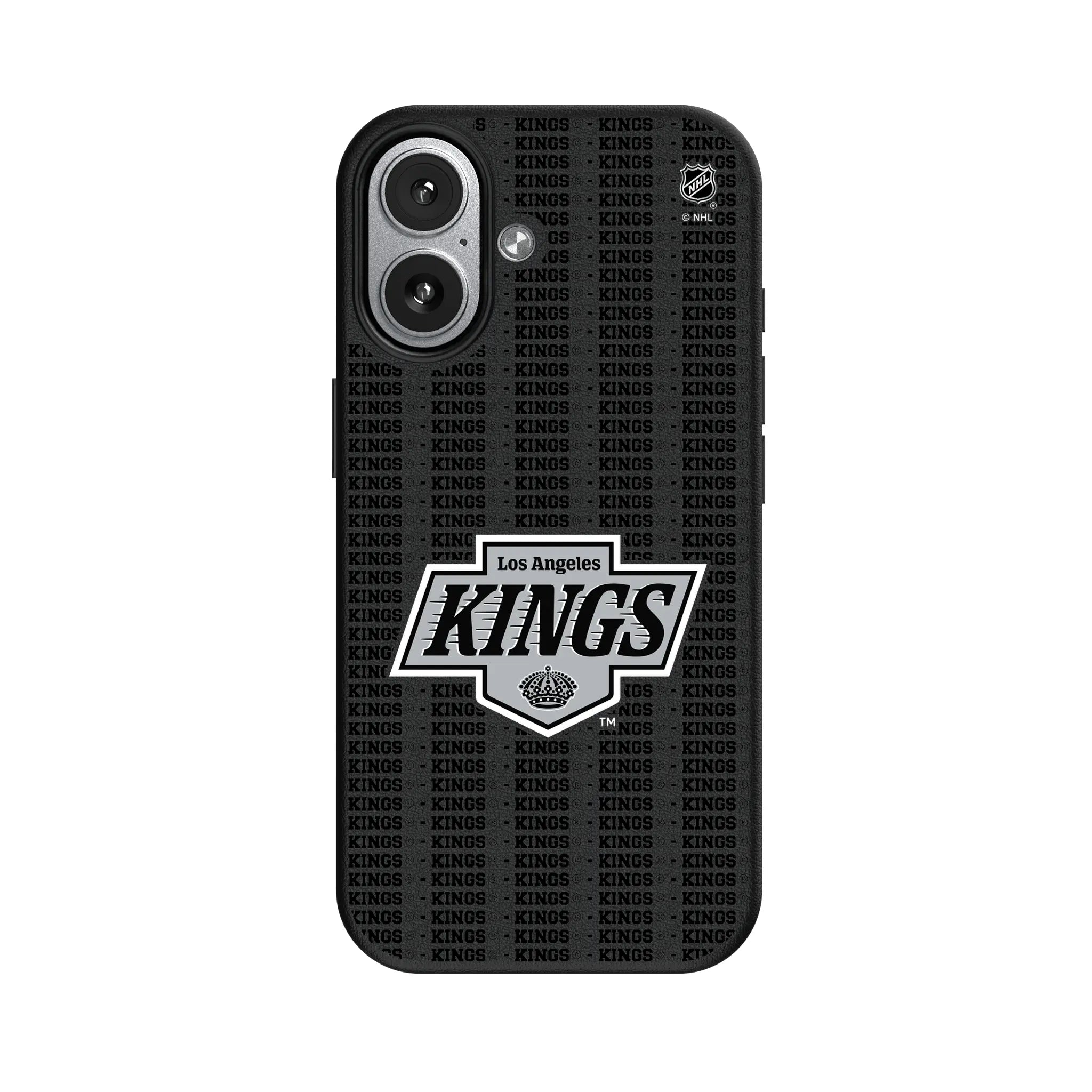 LA Kings Text Backdrop iPhone MagSafe Compatible Phone Case for Apple iPhone#Device_iPhone 17