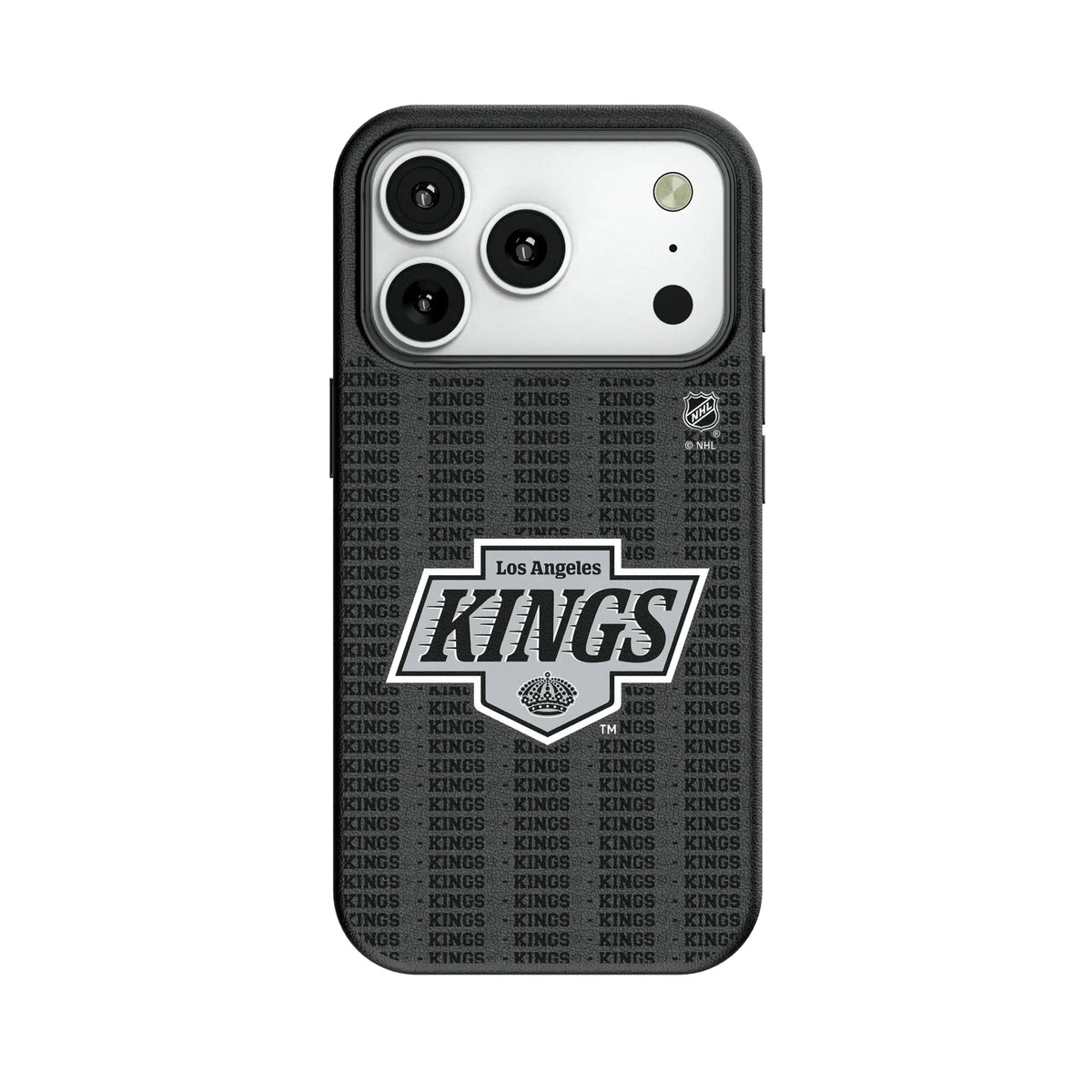 LA Kings Text Backdrop MagSafe Compatible Phone Case for Apple iPhone