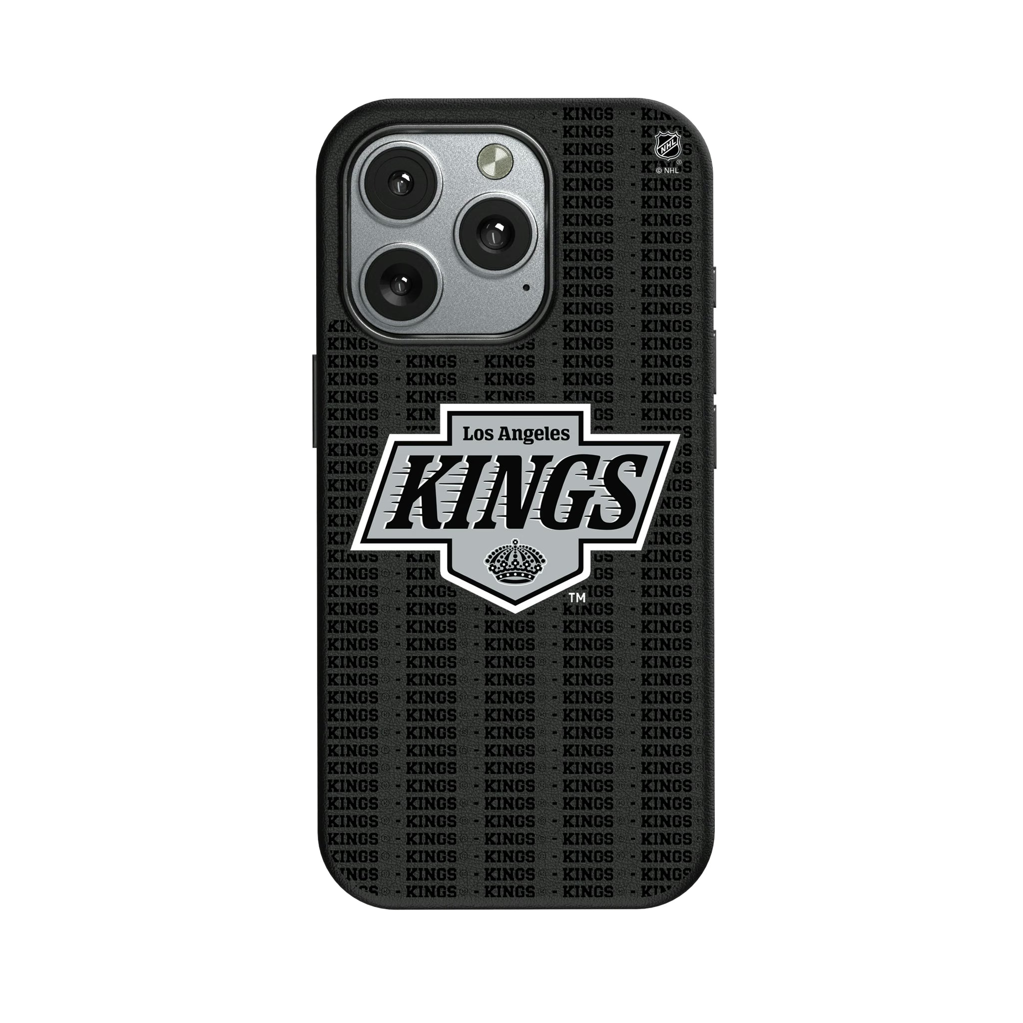 LA Kings Text Backdrop iPhone MagSafe Compatible Phone Case for Apple iPhone