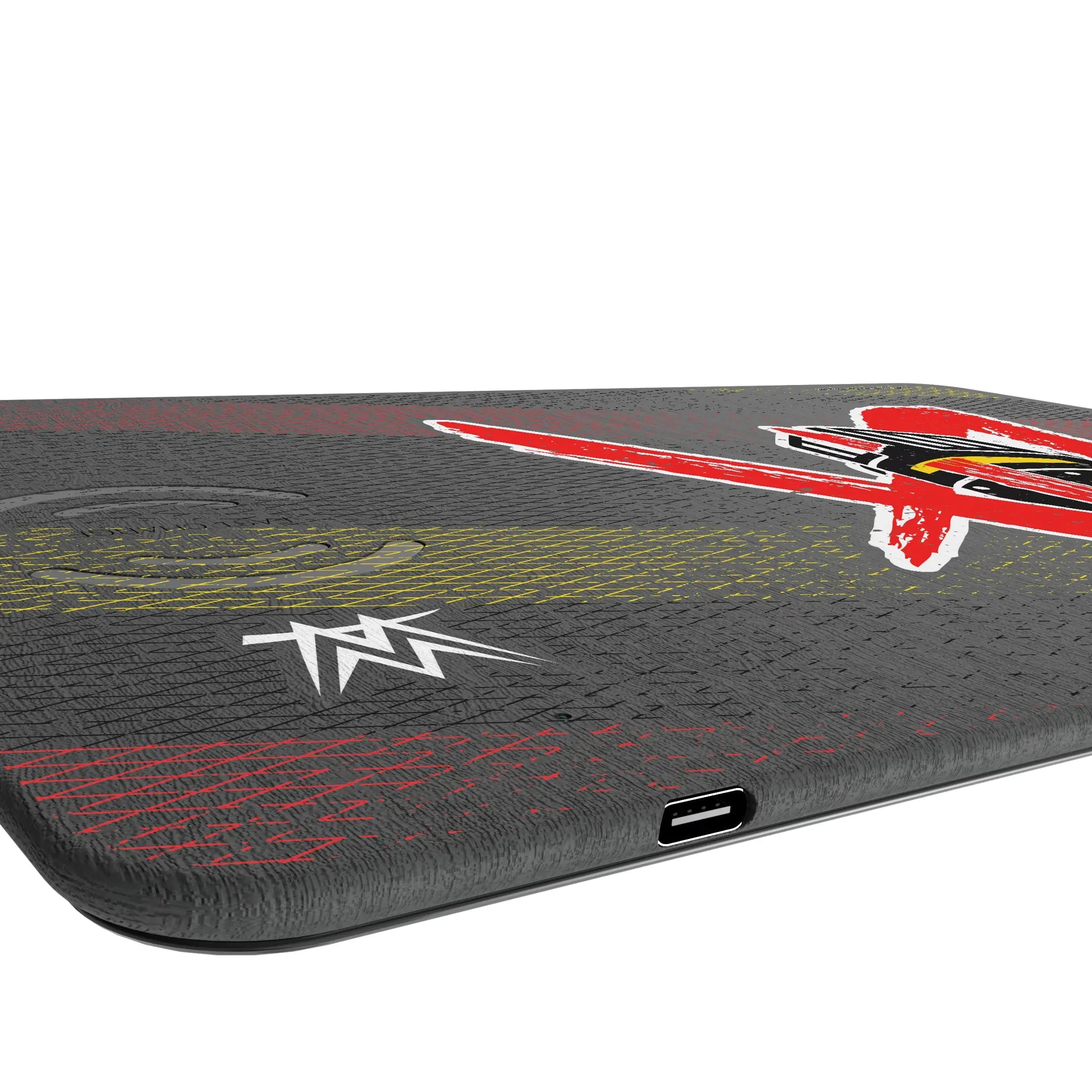 LA Knight Steel 15-Watt Wireless Charger and Mouse Pad