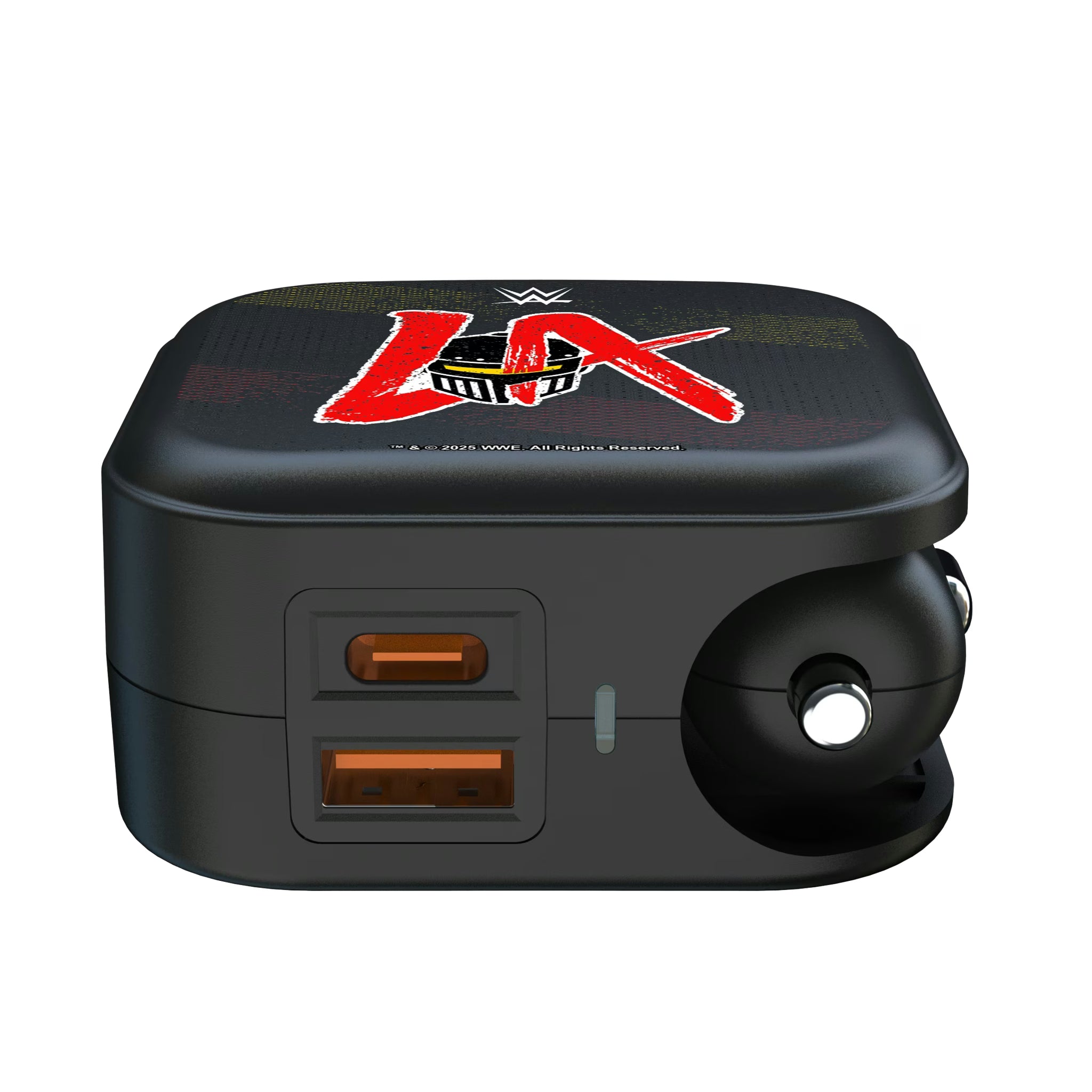 LA Knight Steel 2 in 1 USB A/C Charger