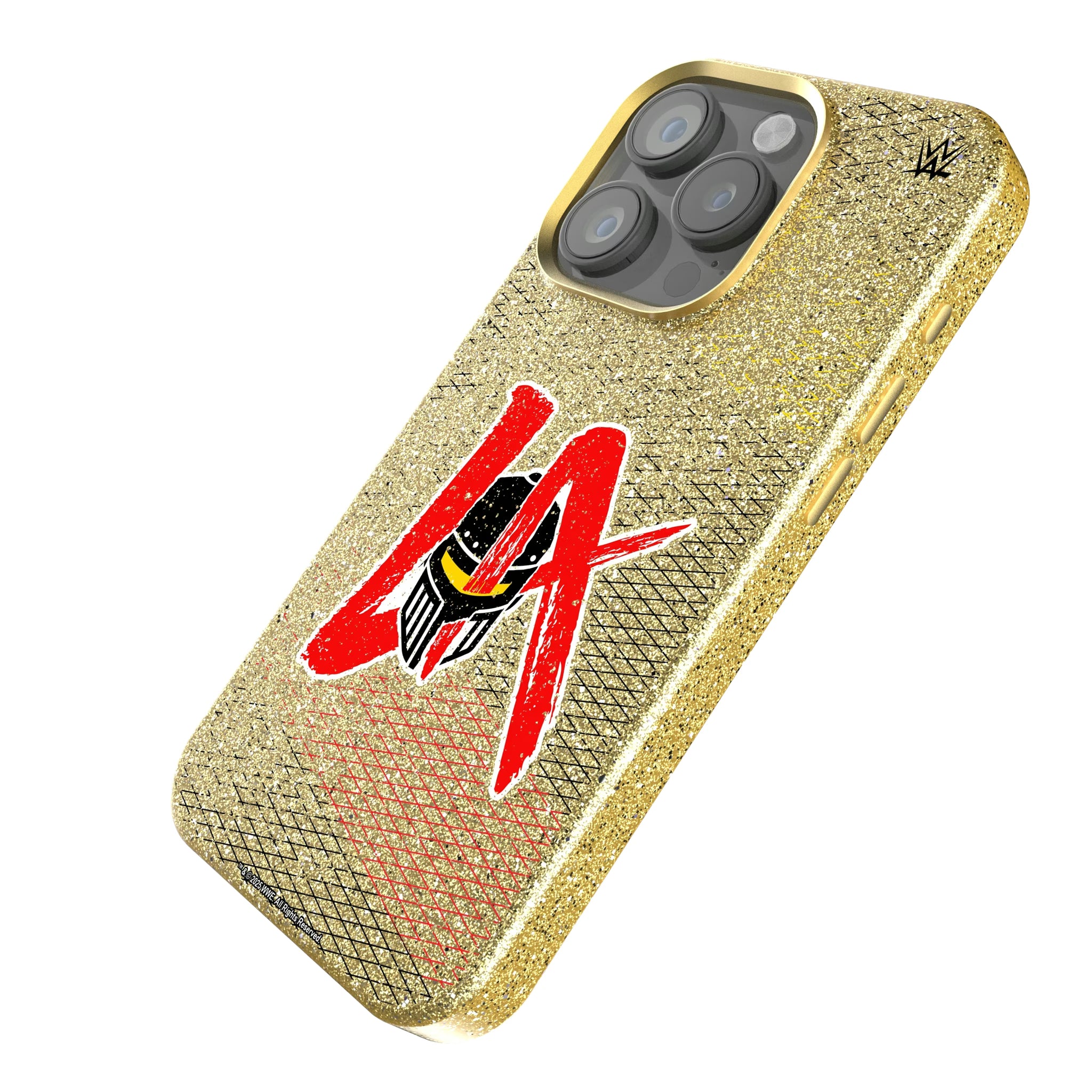 LA Knight Steel iPhone Bling Phone Case for Apple iPhone - Isometric View
