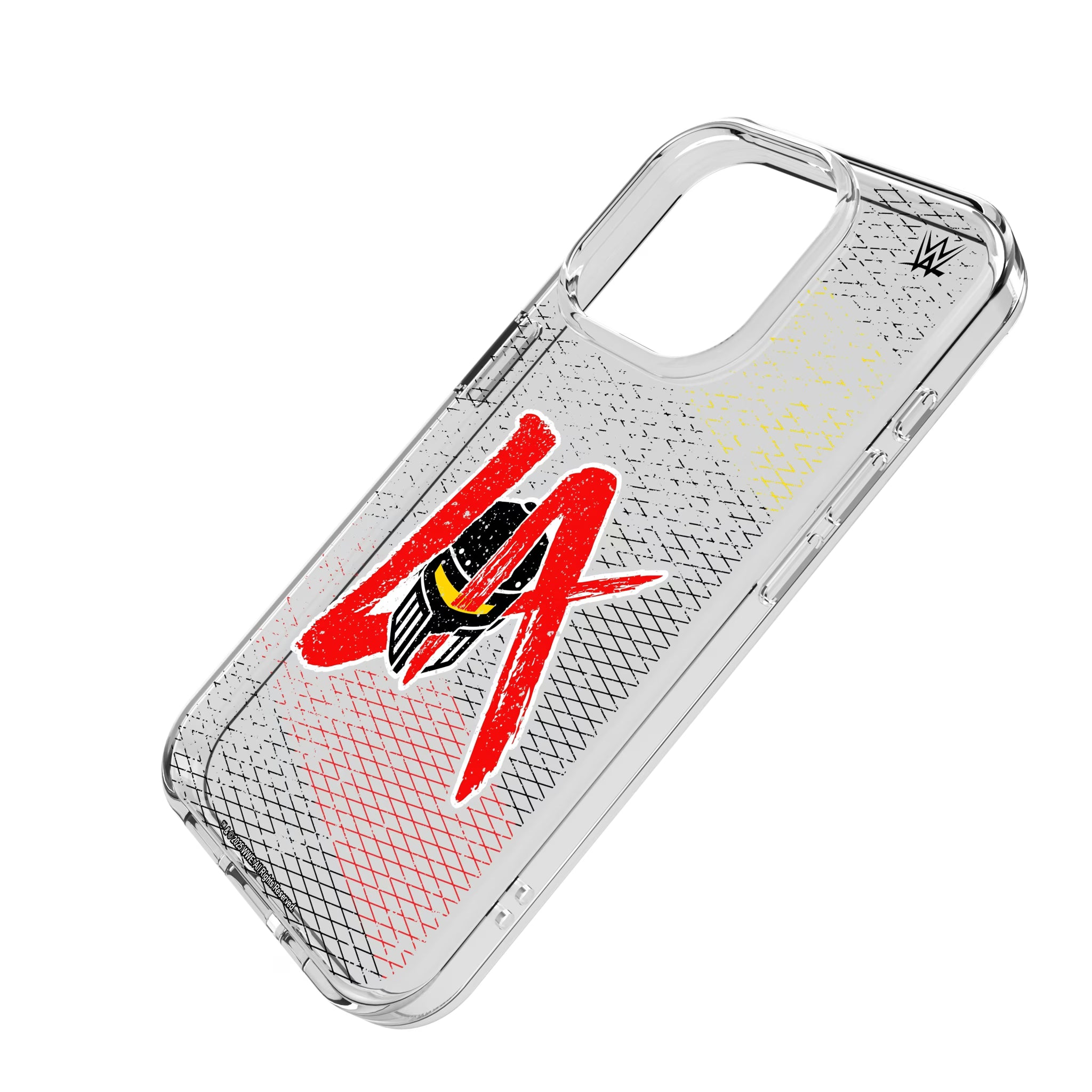 LA Knight Steel iPhone Clear Phone Case for Apple iPhone - Isometric View
