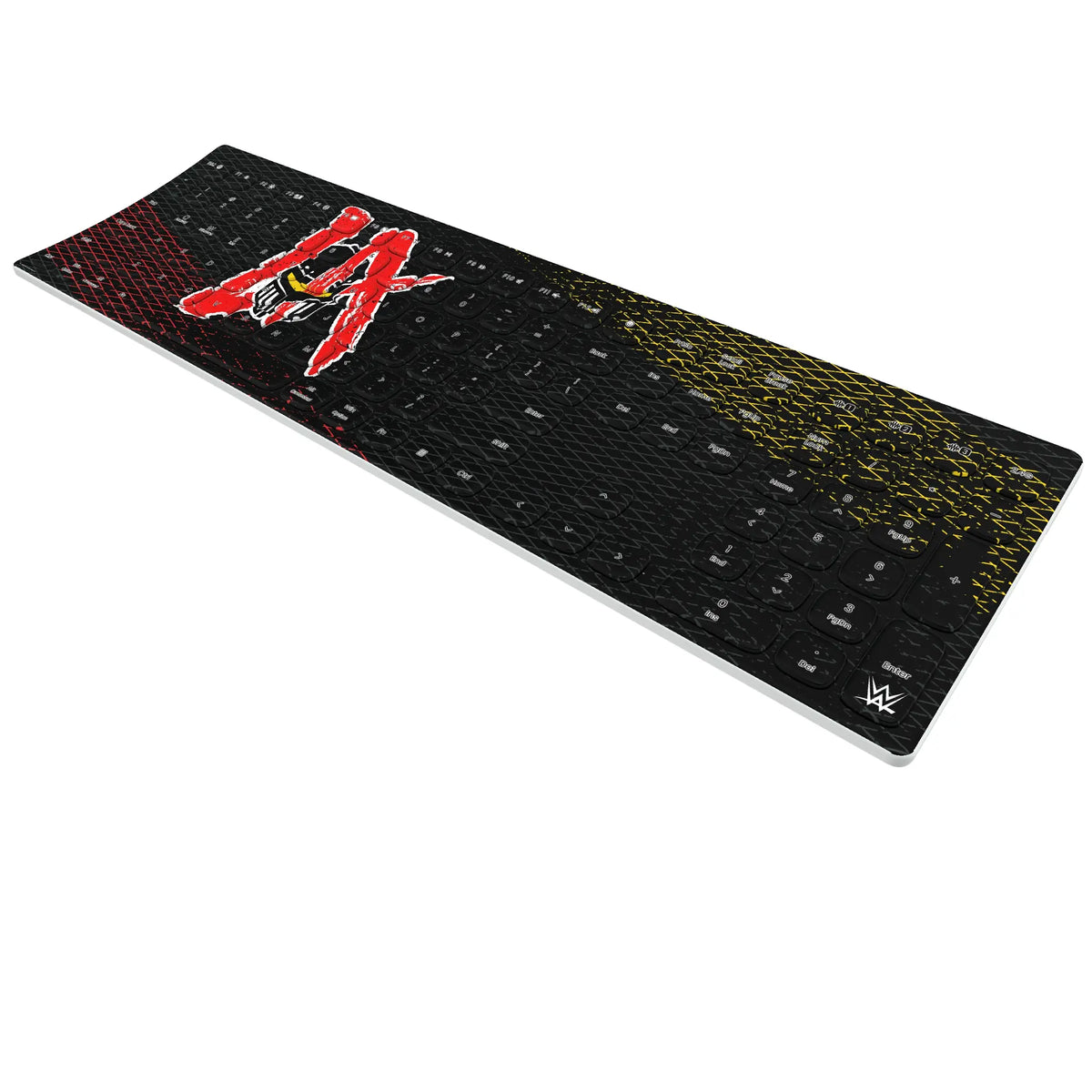 LA Knight Steel KKB605 Curved Wireless Keyboard - Isometric View