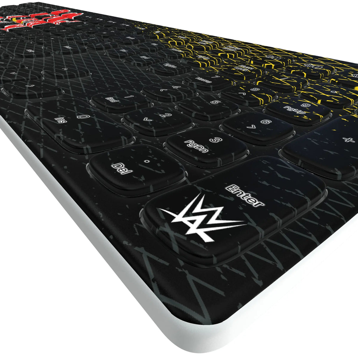 LA Knight Steel KKB605 Curved Wireless Keyboard - Detail