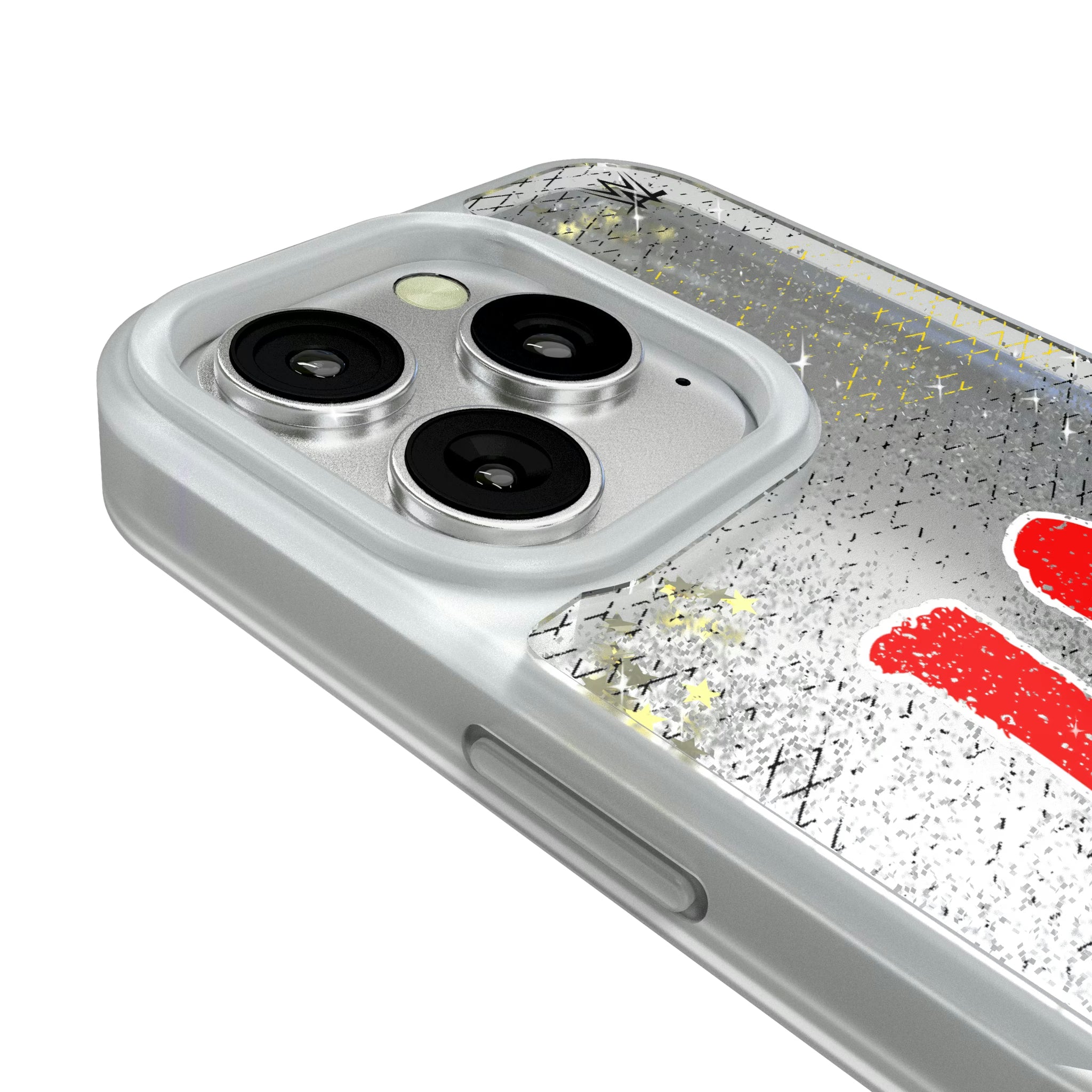 LA Knight Steel iPhone Glitter Phone Case for Apple iPhone - Detail#Device_iPhone 16 Pro