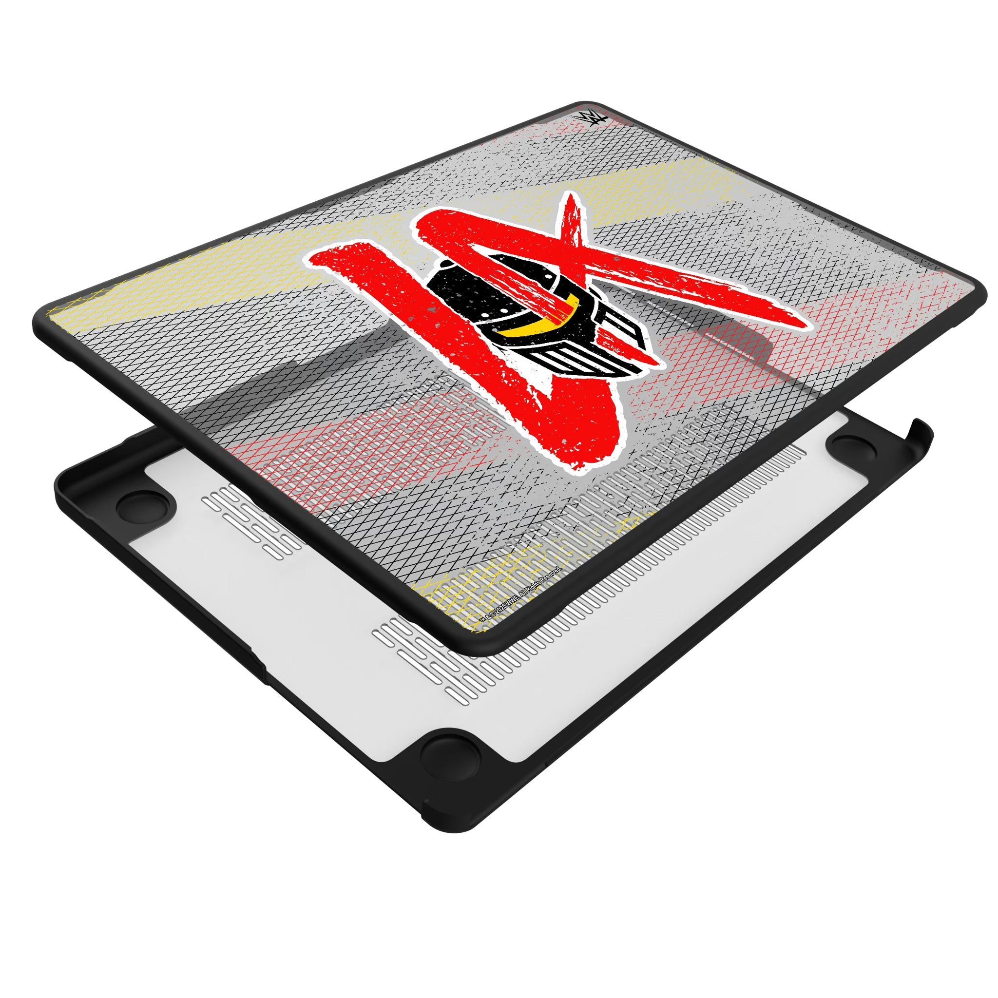 LA Knight Steel MacBook Laptop Case for Apple MacBook - Isometric View#Device_MacBook Pro (14-inch, 2021) / MacBook Pro (14-inch, 2023) / MacBook Pro (14-inch, 2024)