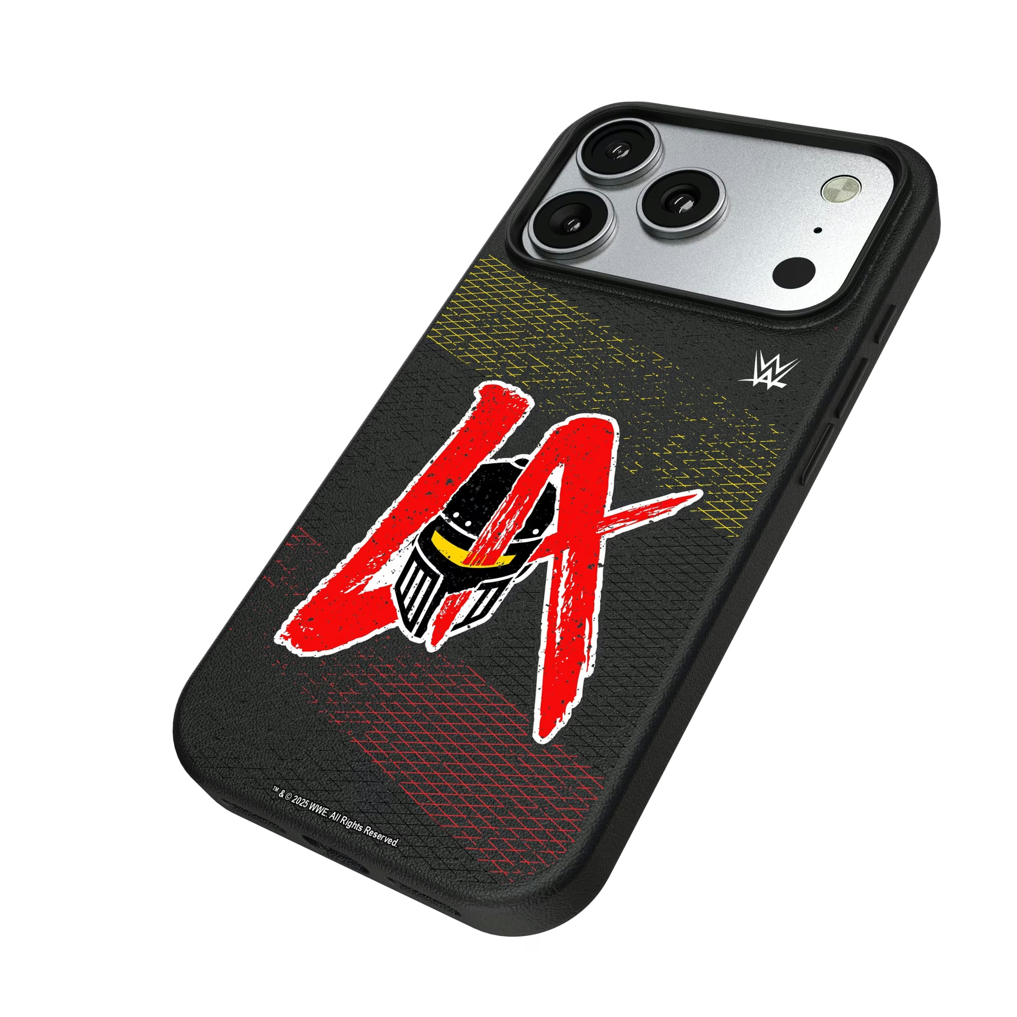LA Knight Steel iPhone MagSafe Compatible Phone Case for Apple iPhone - Isometric View#Device_iPhone 17 Pro