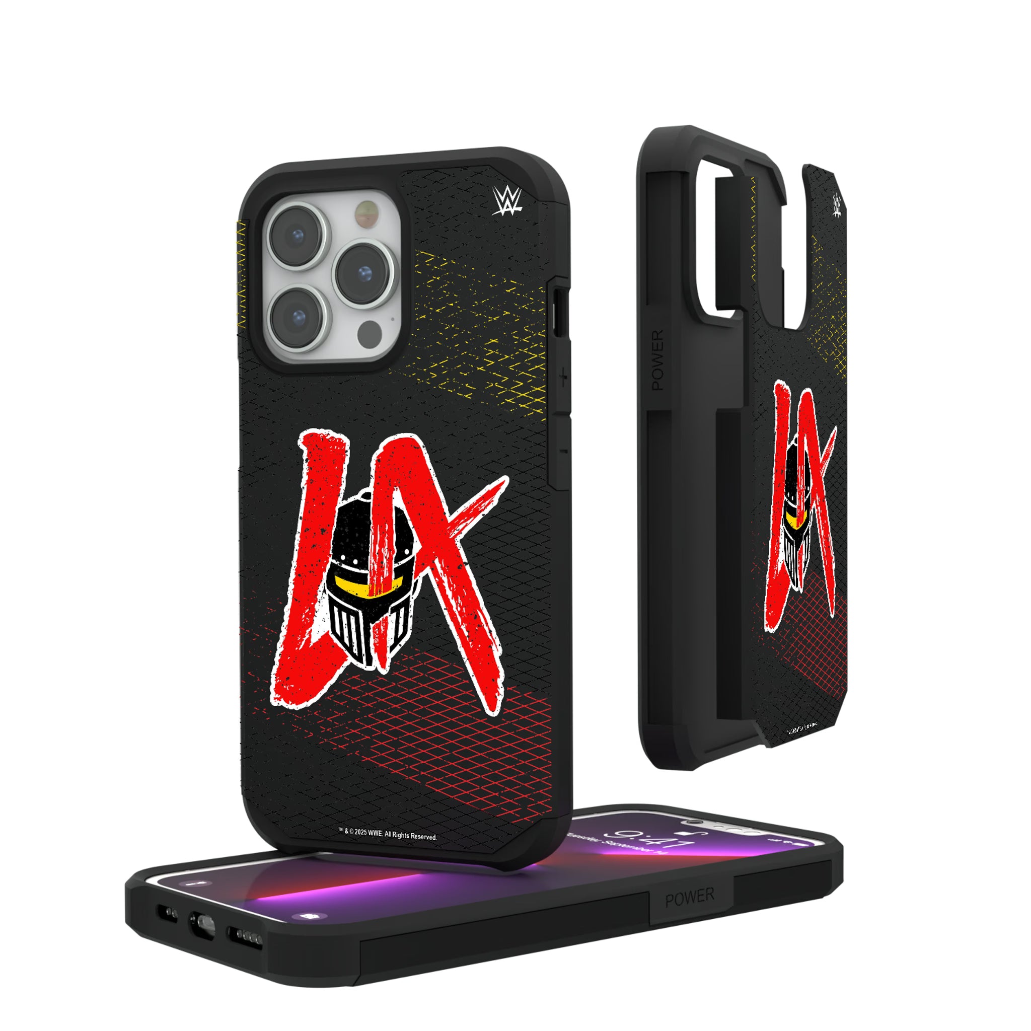 LA Knight Steel iPhone Rugged Phone Case for Apple iPhone#Device_iPhone 13 Pro
