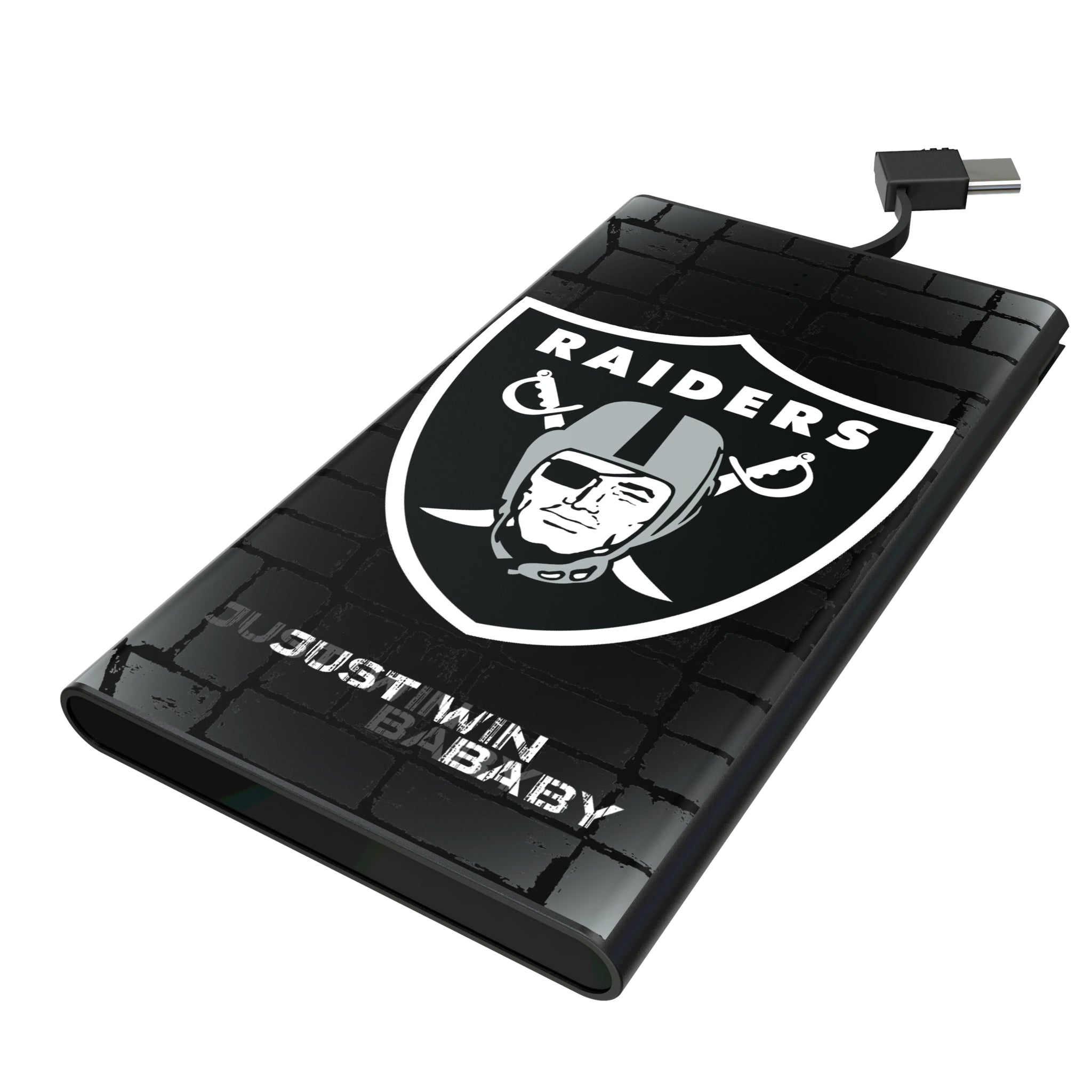 Las Vegas Raiders Brick 5000mAh Flat Powerbank