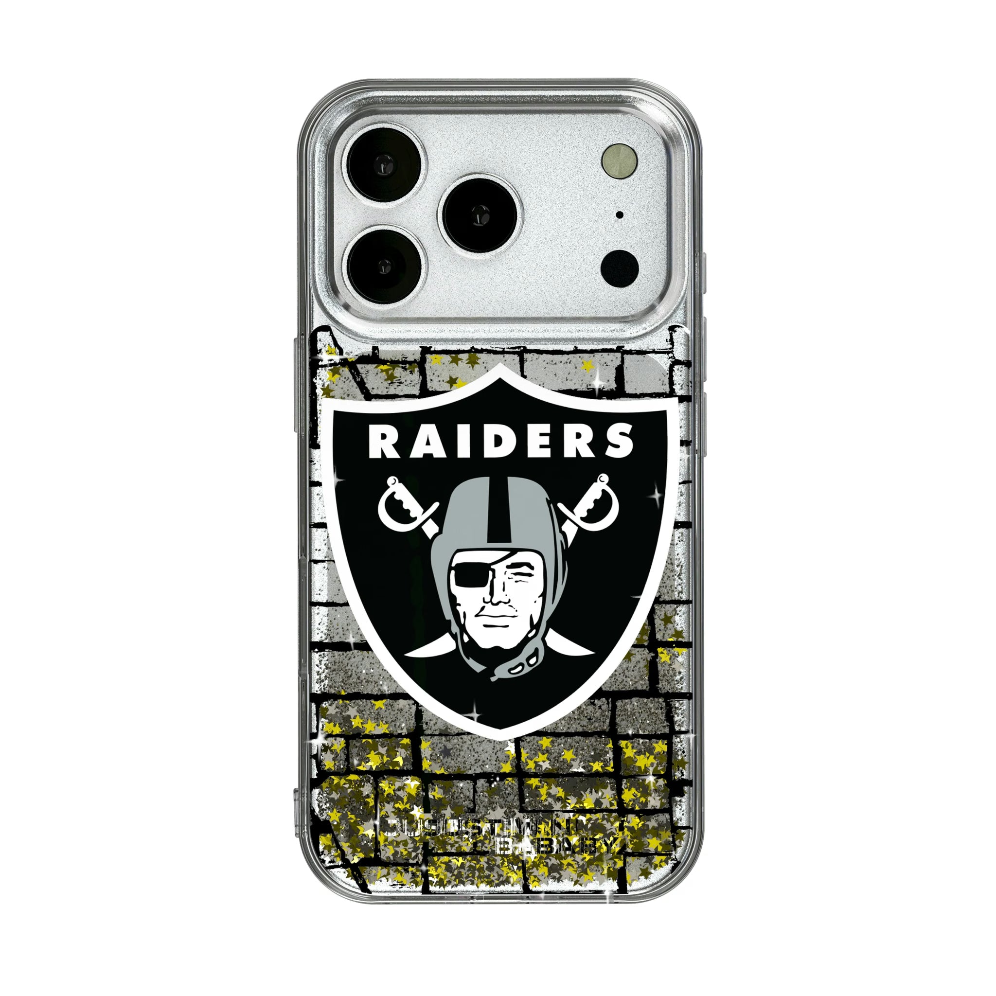 Las Vegas Raiders Brick iPhone Glitter Phone Case for Apple iPhone