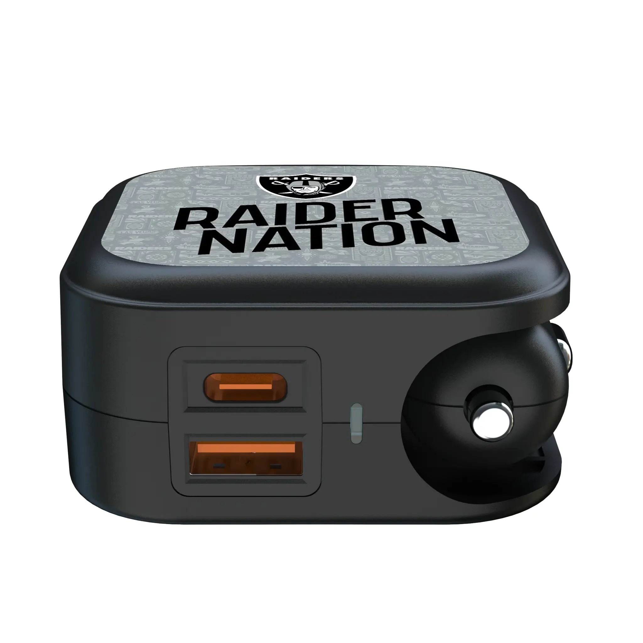 Las Vegas Raiders Deco 2 in 1 USB A/C Charger
