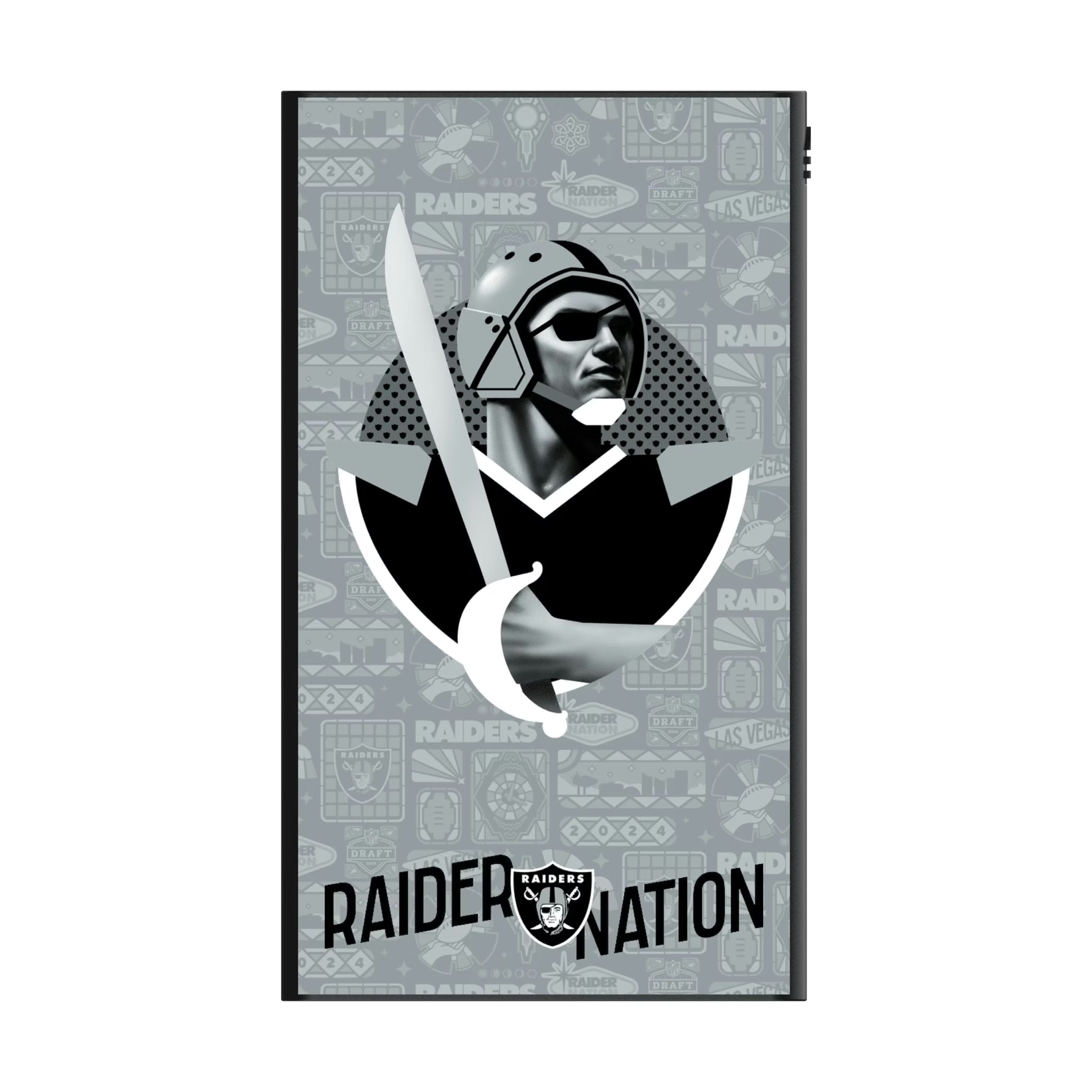Las Vegas Raiders Deco 5000mAh Flat Powerbank