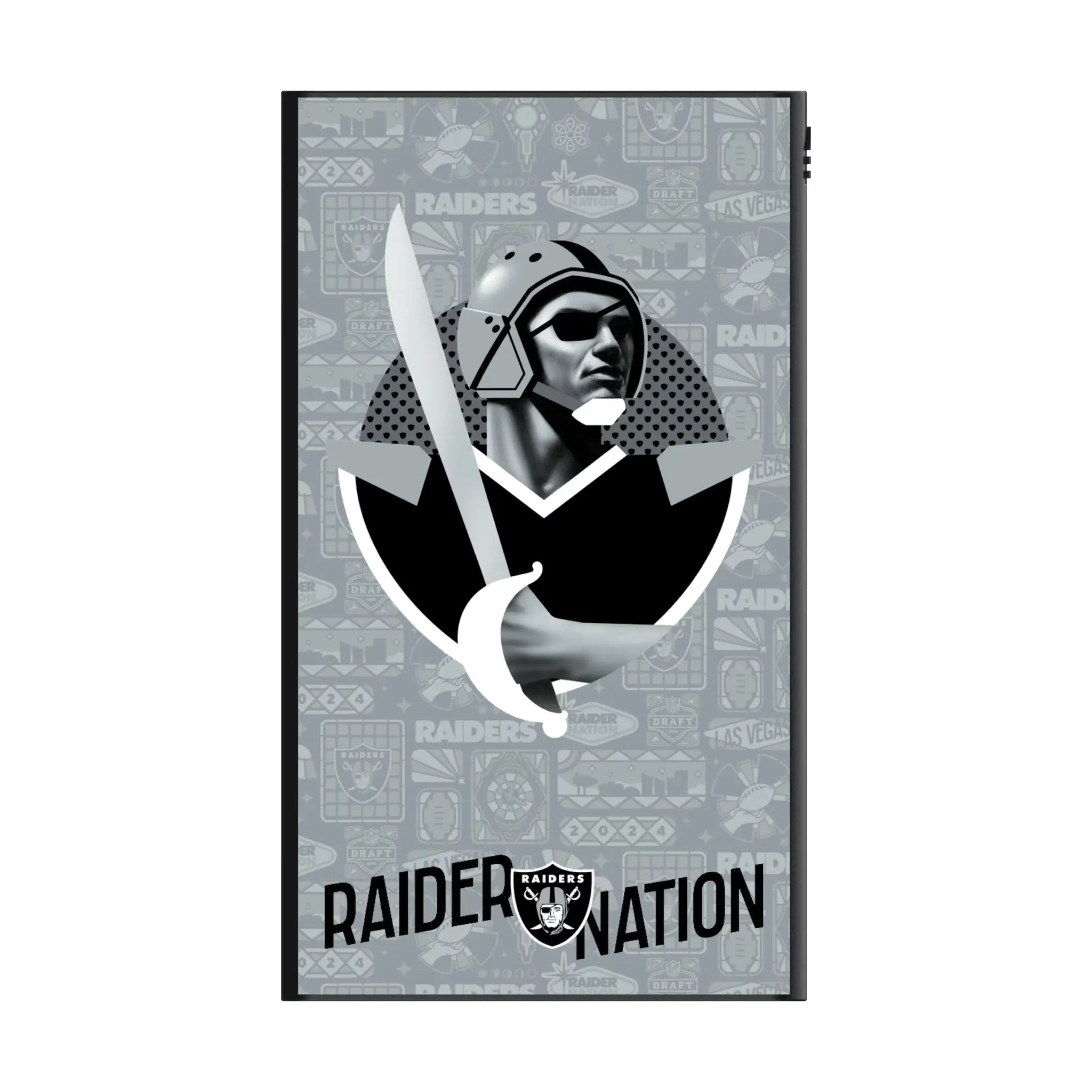 Las Vegas Raiders Deco 5000mAh Flat Power Bank