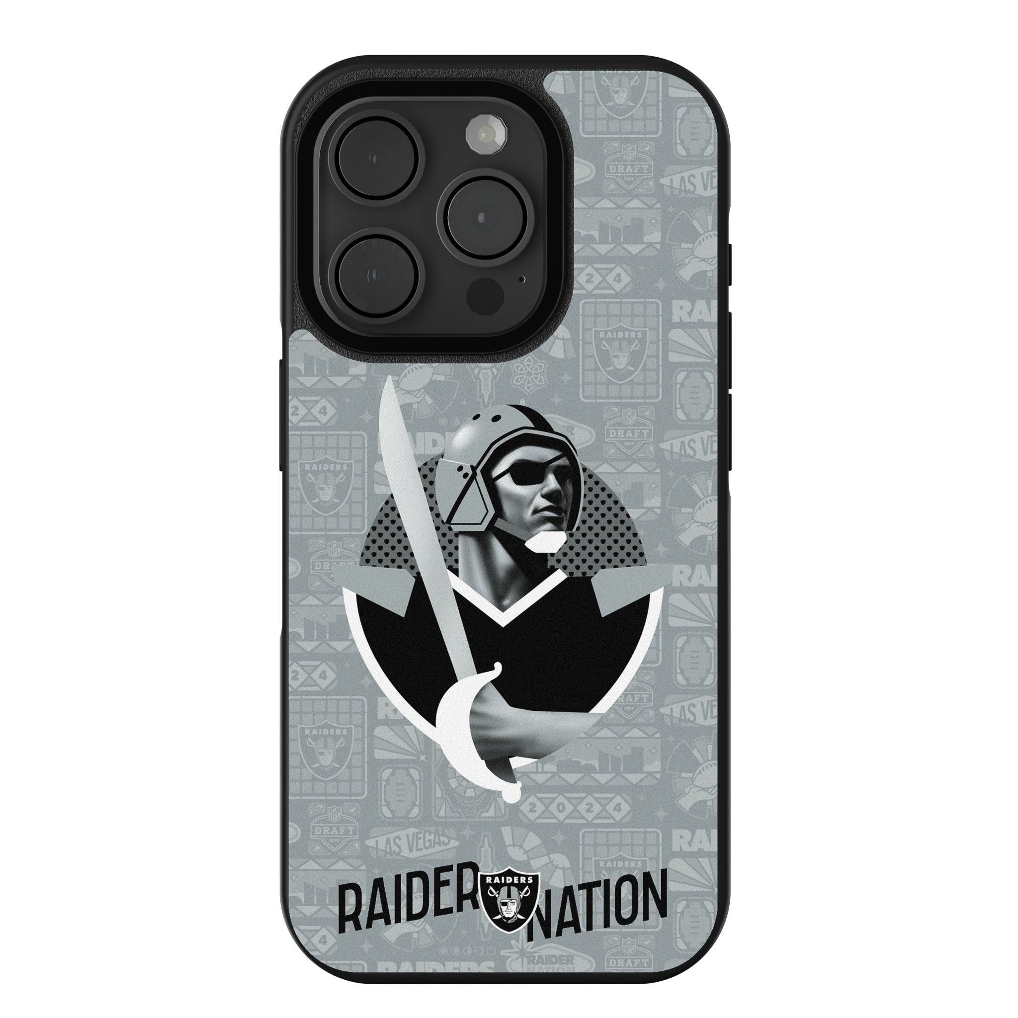 Las Vegas Raiders Deco iPhone Bump Phone Case for Apple iPhone