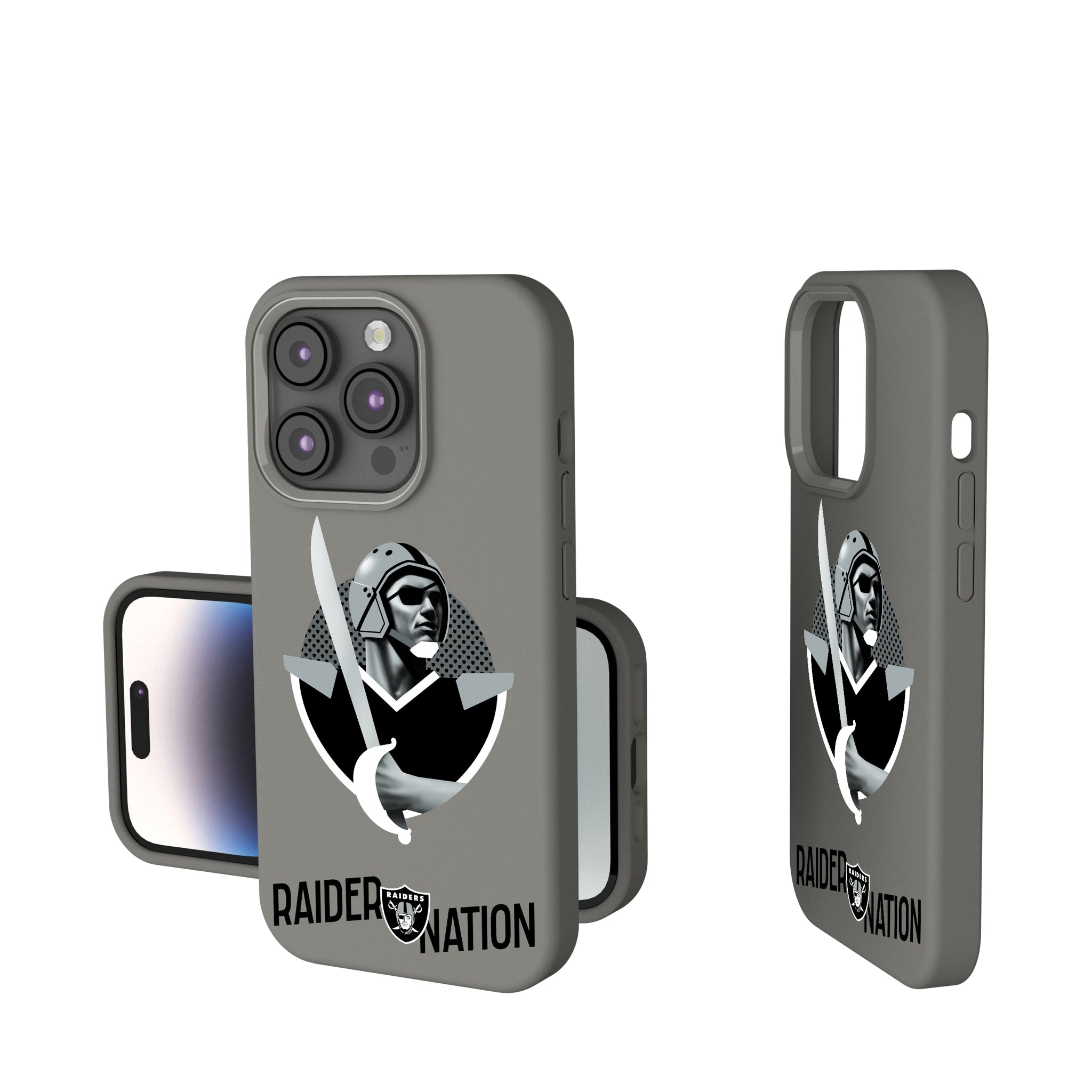 Las Vegas Raiders Deco iPhone Soft Touch Phone Case for Apple iPhone