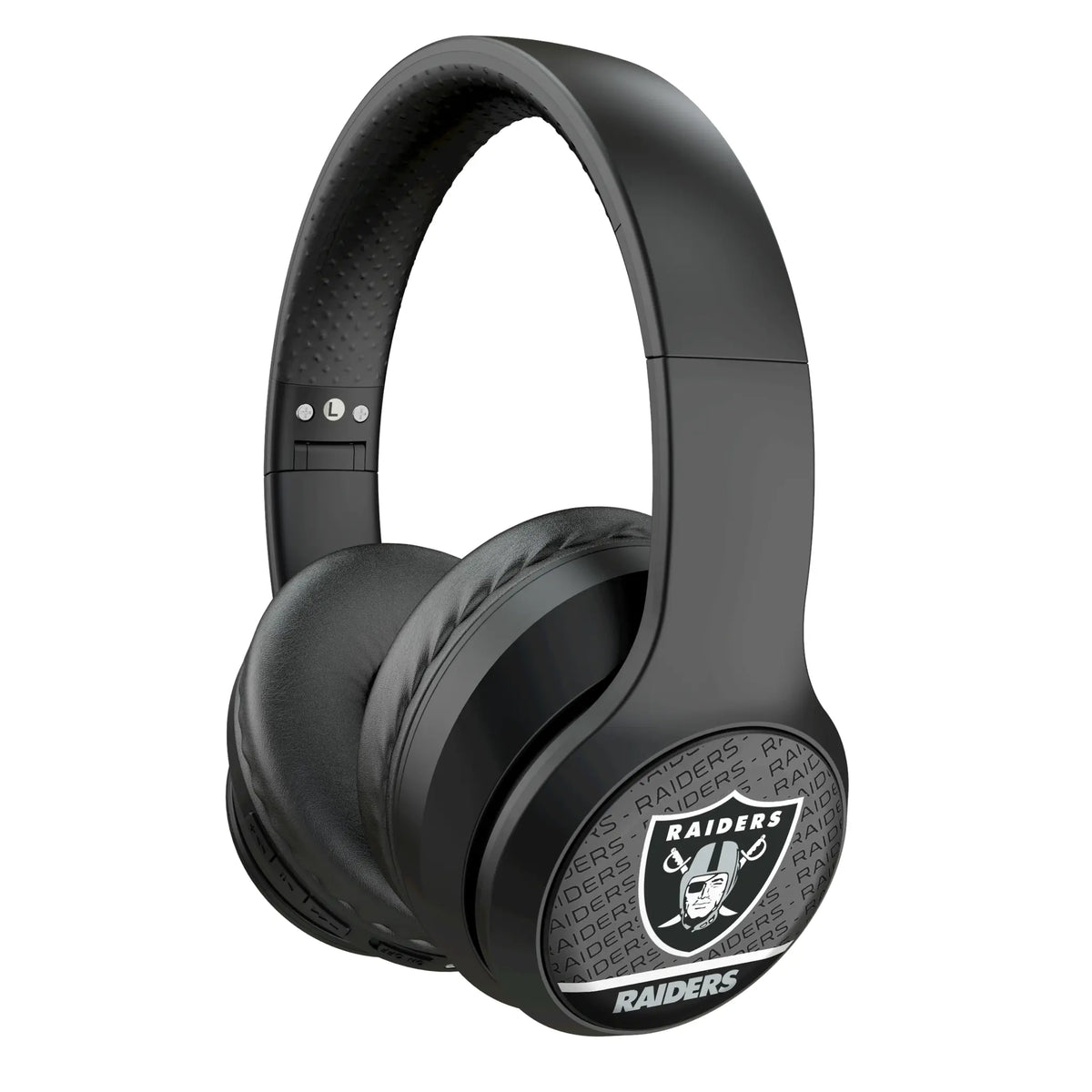 Las Vegas Raiders Endzone Plus Wireless Over-Ear Headphones With Case
