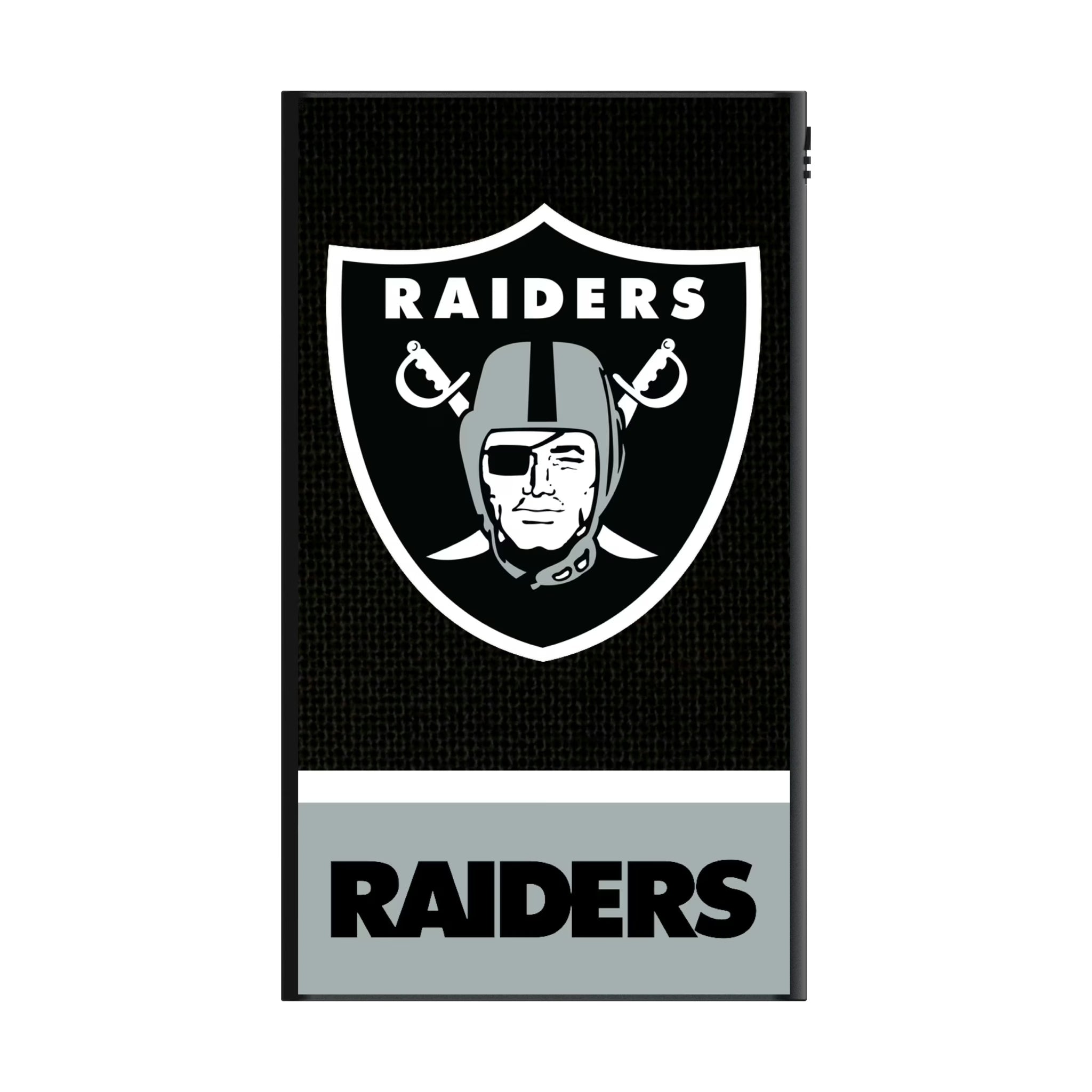 Las Vegas Raiders Endzone Solid 5000mAh Flat Powerbank