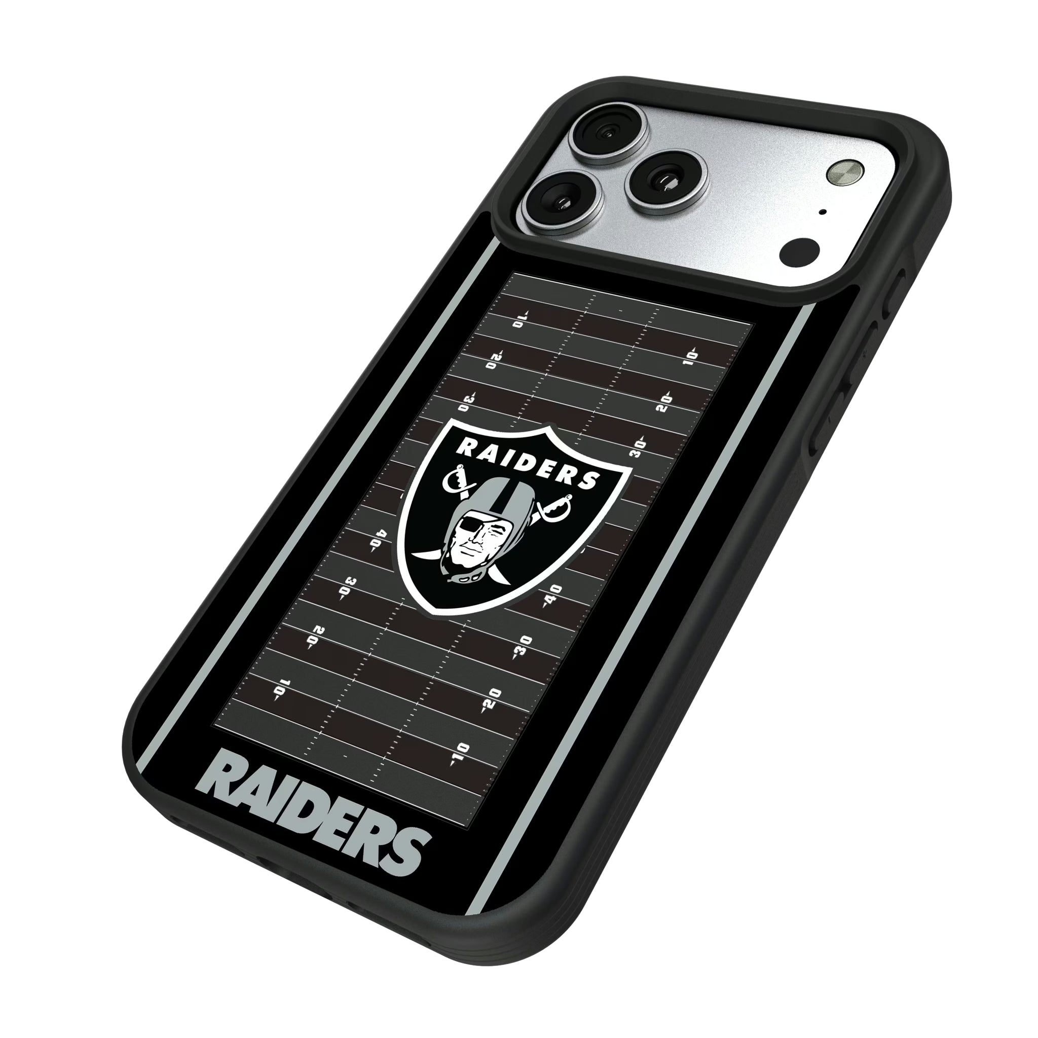 Las Vegas Raiders Field iPhone Bump Phone Case for Apple iPhone - Isometric View#Device_iPhone 17 Pro Max
