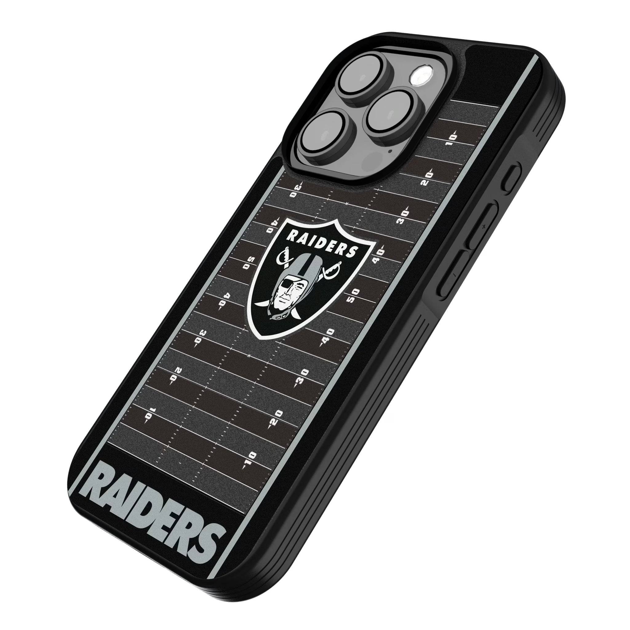 Las Vegas Raiders Field iPhone Bump Phone Case for Apple iPhone - Isometric View