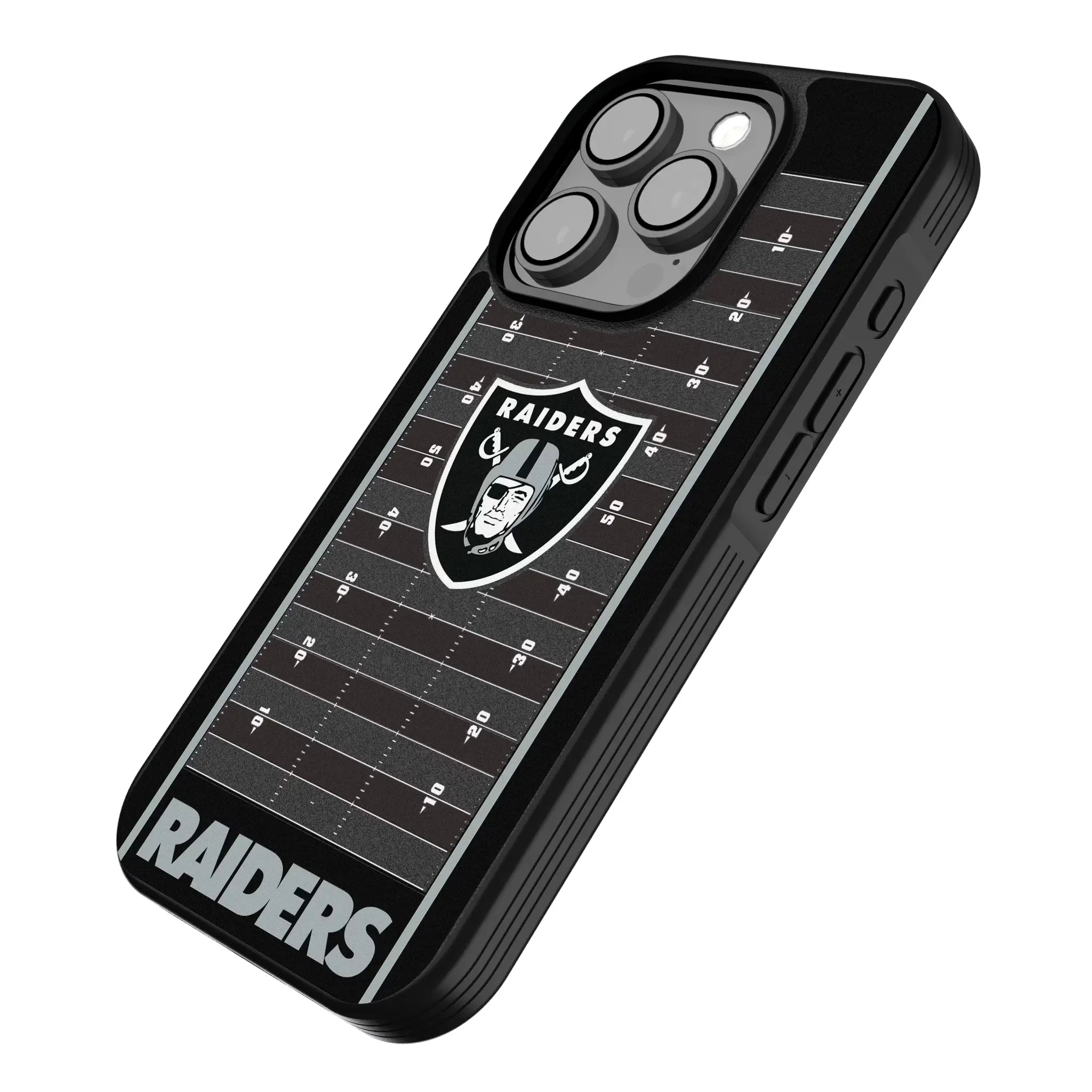 Las Vegas Raiders Field iPhone Bump Phone Case for Apple iPhone - Isometric View