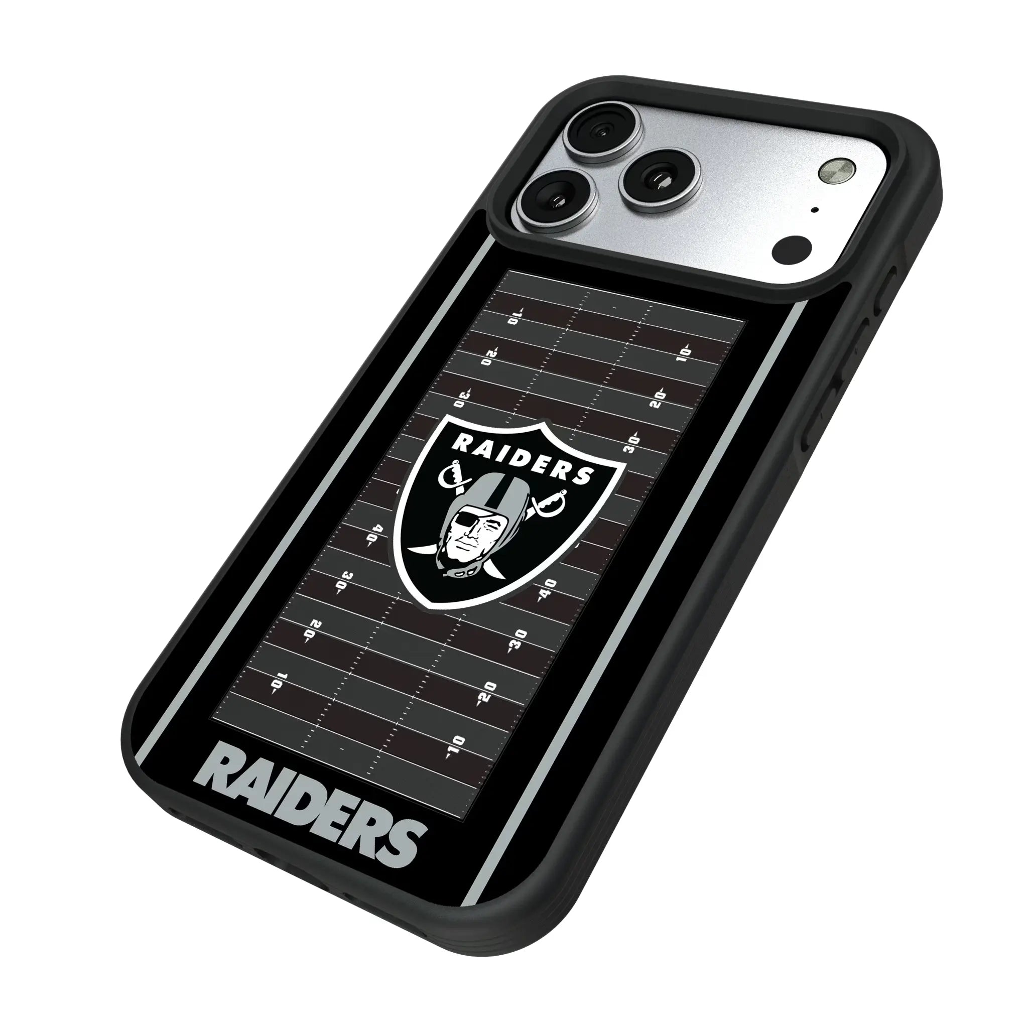 Las Vegas Raiders Field iPhone Bump Phone Case for Apple iPhone - Isometric View#Device_iPhone 17 Pro Max