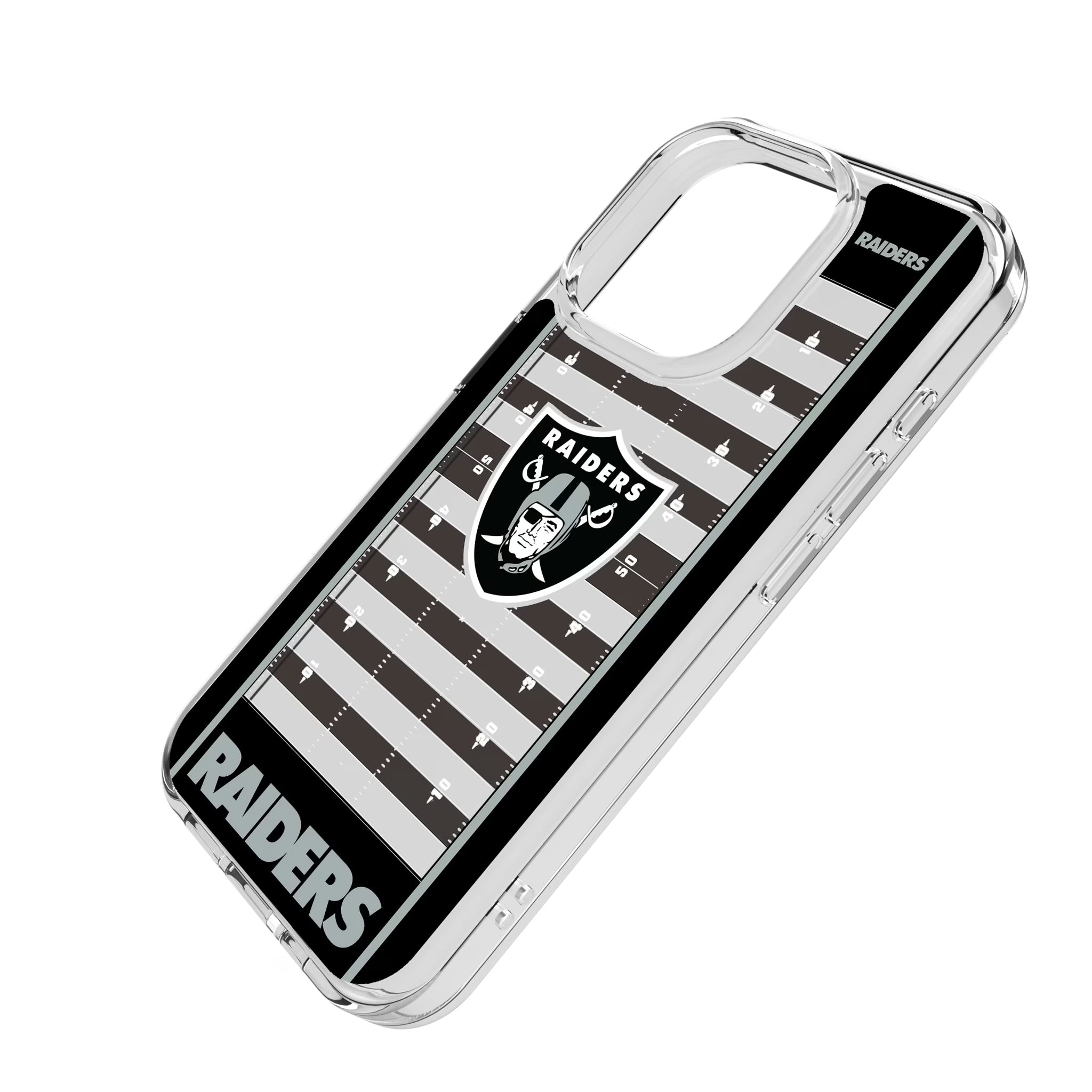 Las Vegas Raiders Field iPhone Clear Phone Case for Apple iPhone - Isometric View