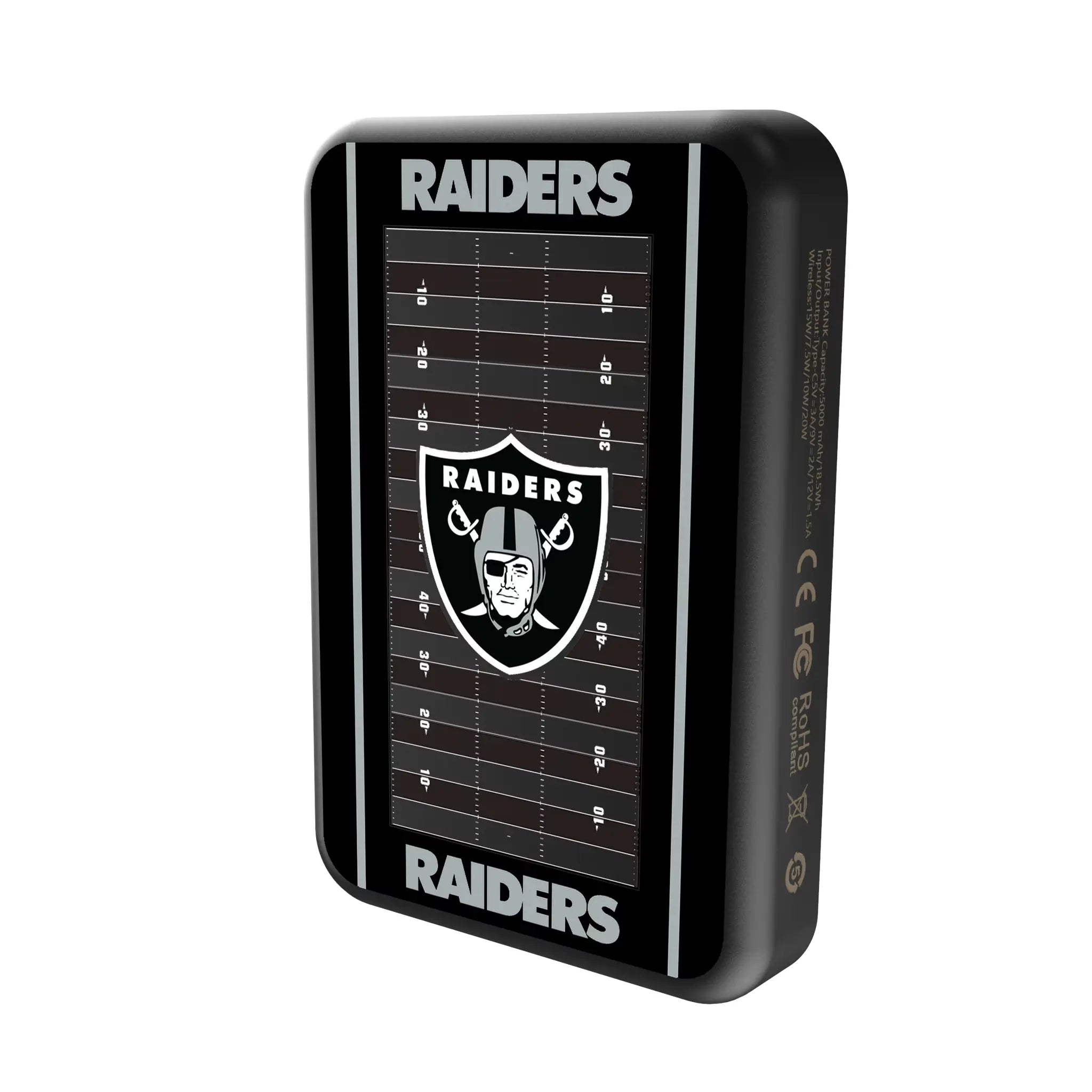 Las Vegas Raiders Field Wireless Mag Power Bank