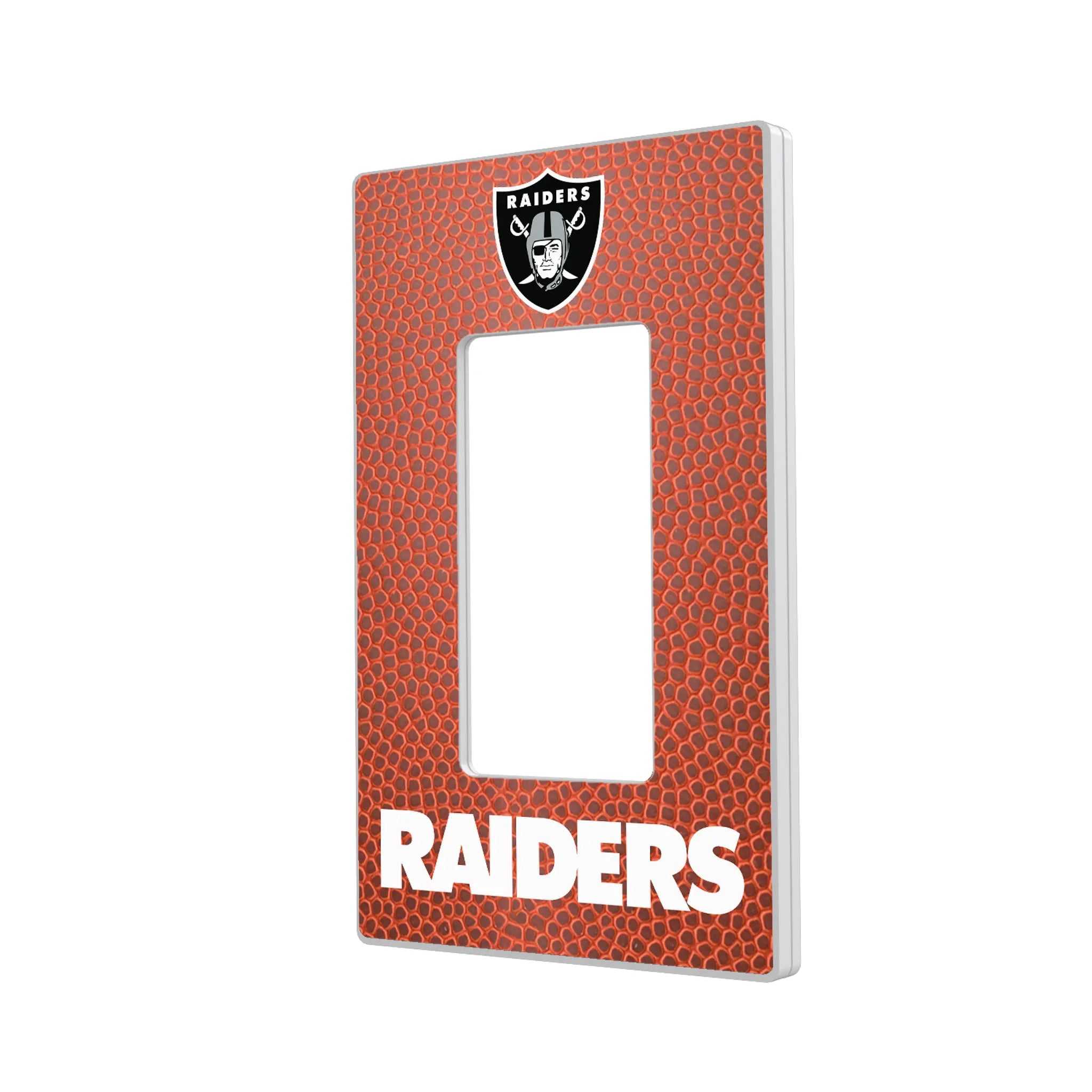 Las Vegas Raiders Football Hidden-Screw Light Switch Plate#Style_Single Rocker