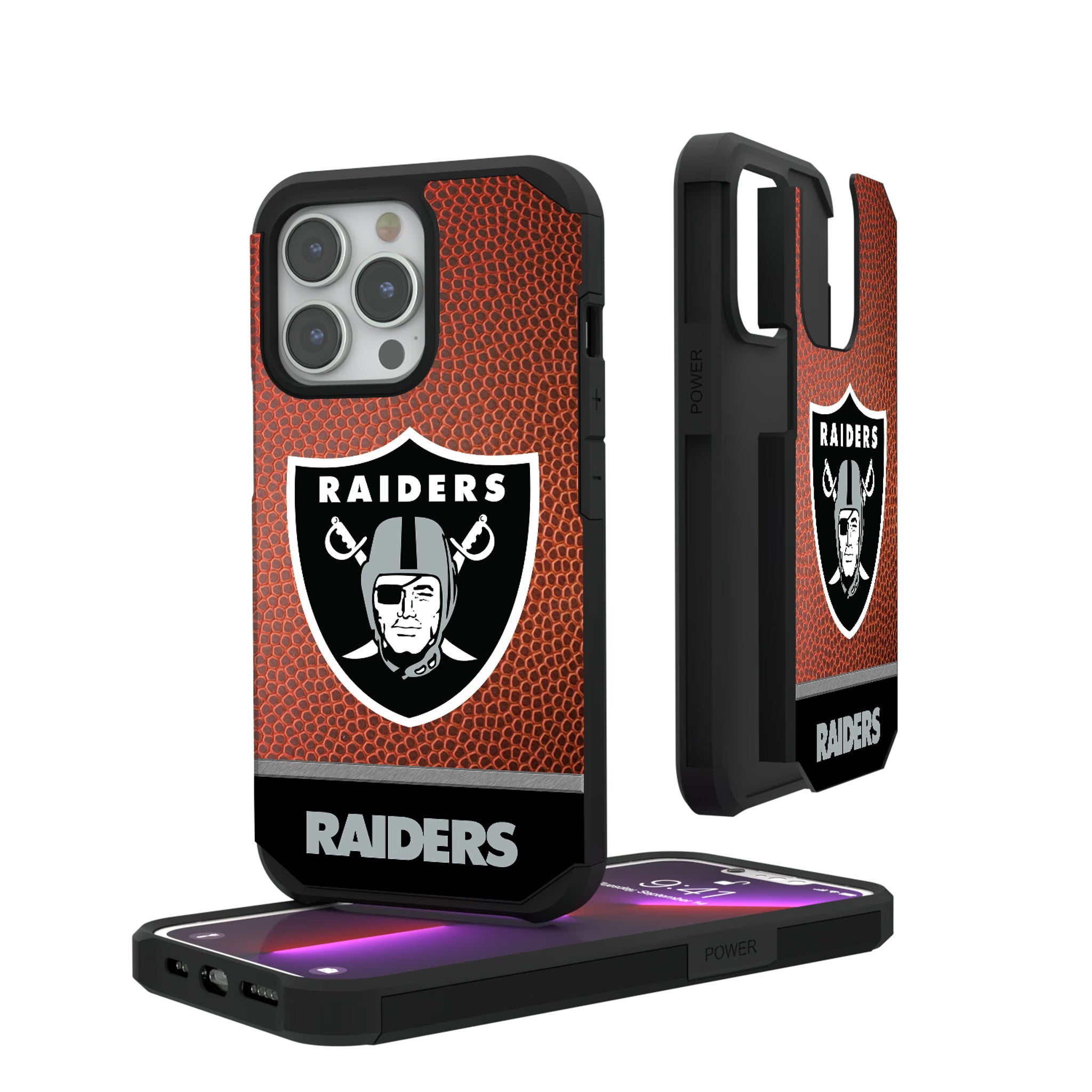 Las Vegas Raiders Football Wordmark iPhone Rugged Phone Case for Apple iPhone