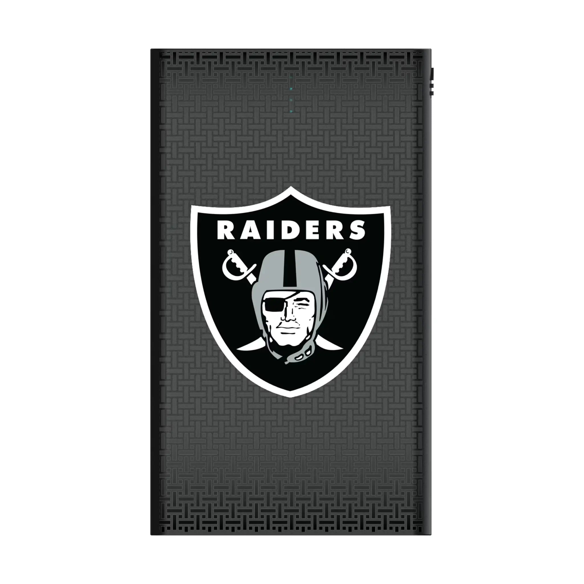 Las Vegas Raiders Linen 5000mAh Flat Power Bank