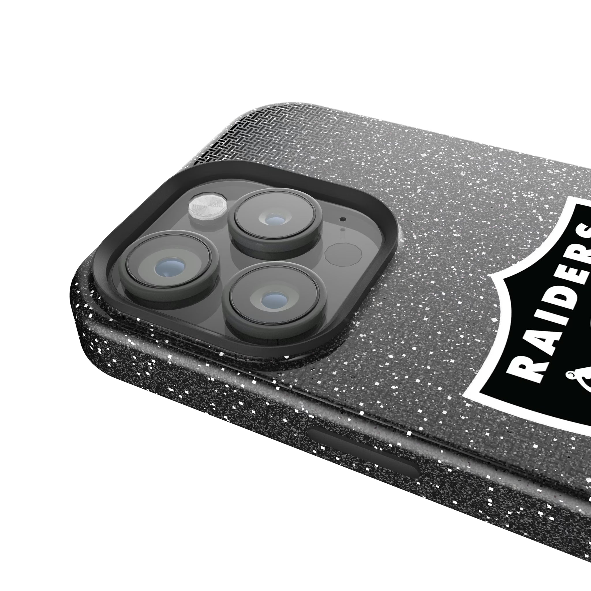 Las Vegas Raiders Linen iPhone Bling Phone Case for Apple iPhone - Detail