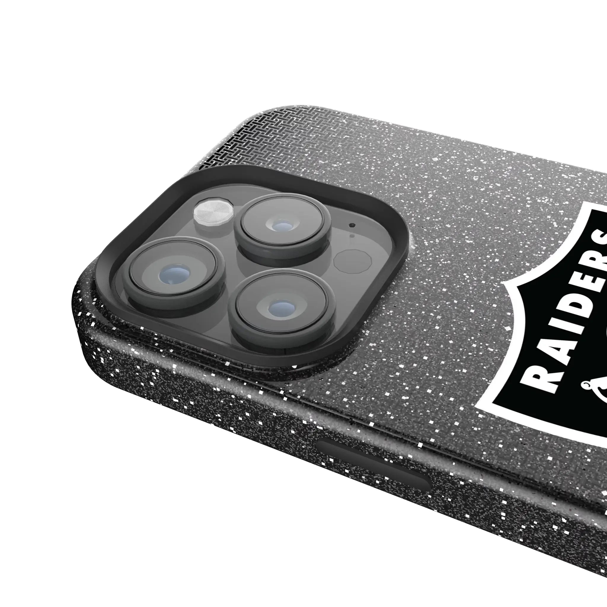 Las Vegas Raiders Linen iPhone Bling Phone Case for Apple iPhone - Detail