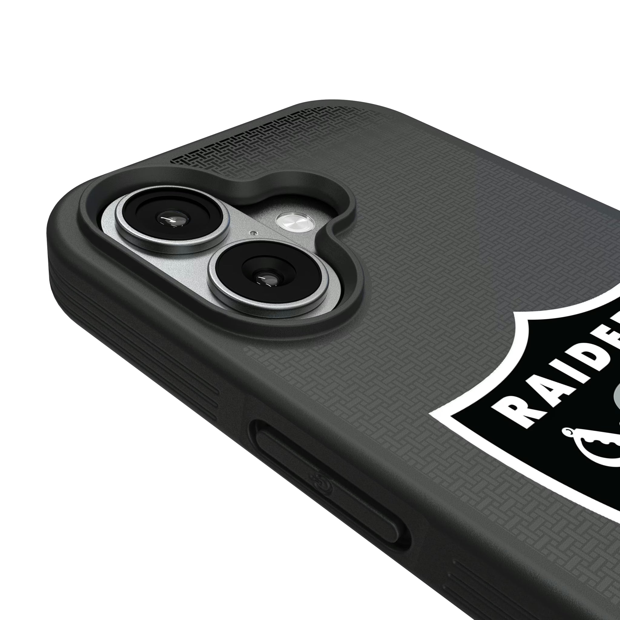 Las Vegas Raiders Linen iPhone Bump Phone Case for Apple iPhone - Detail#Device_iPhone 17
