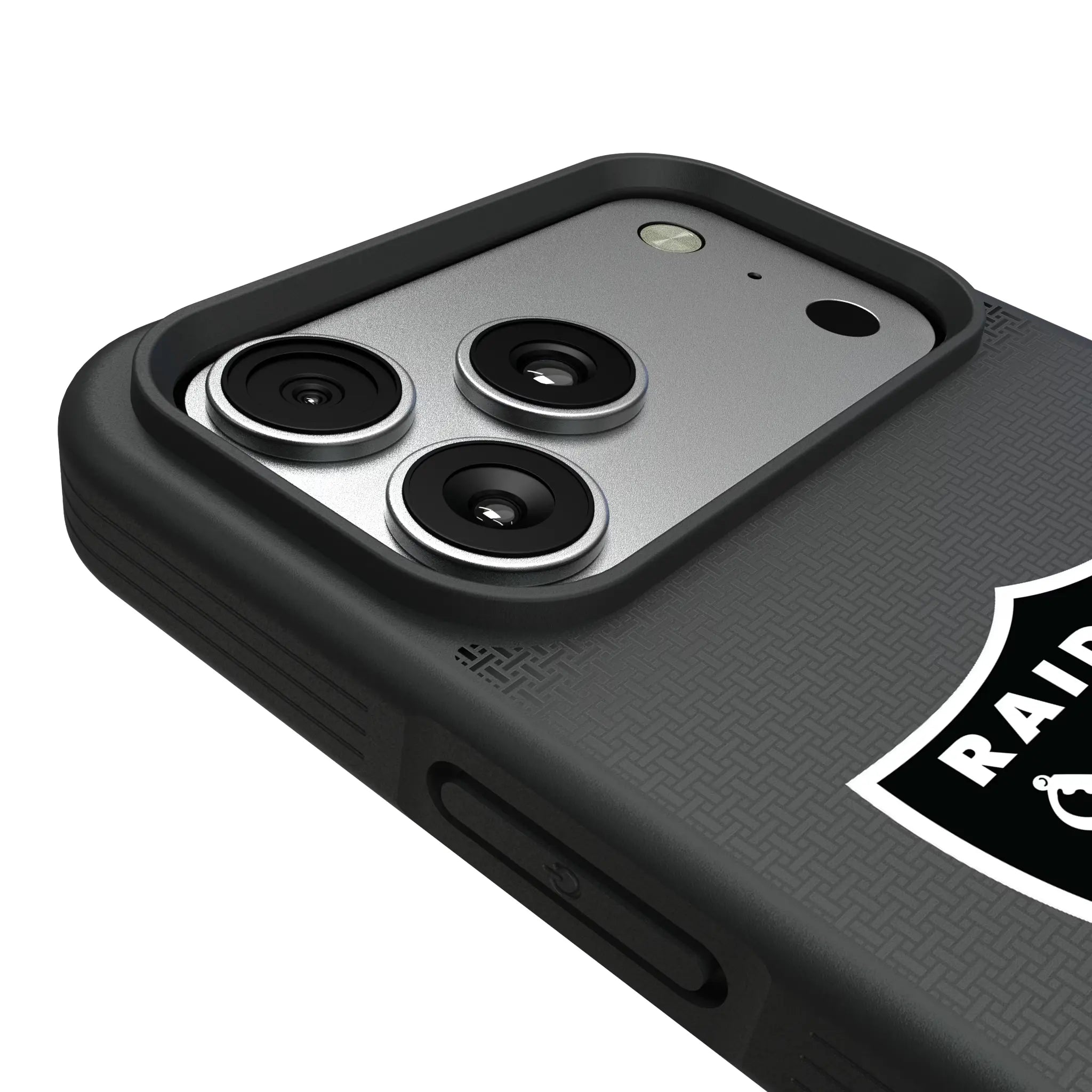 Las Vegas Raiders Linen iPhone Bump Phone Case for Apple iPhone - Detail#Device_iPhone 17 Pro Max