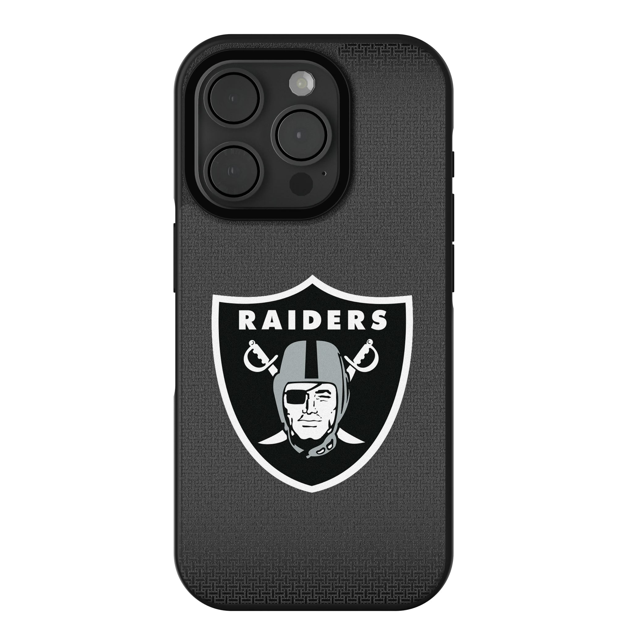 Las Vegas Raiders Linen iPhone Bump Phone Case for Apple iPhone