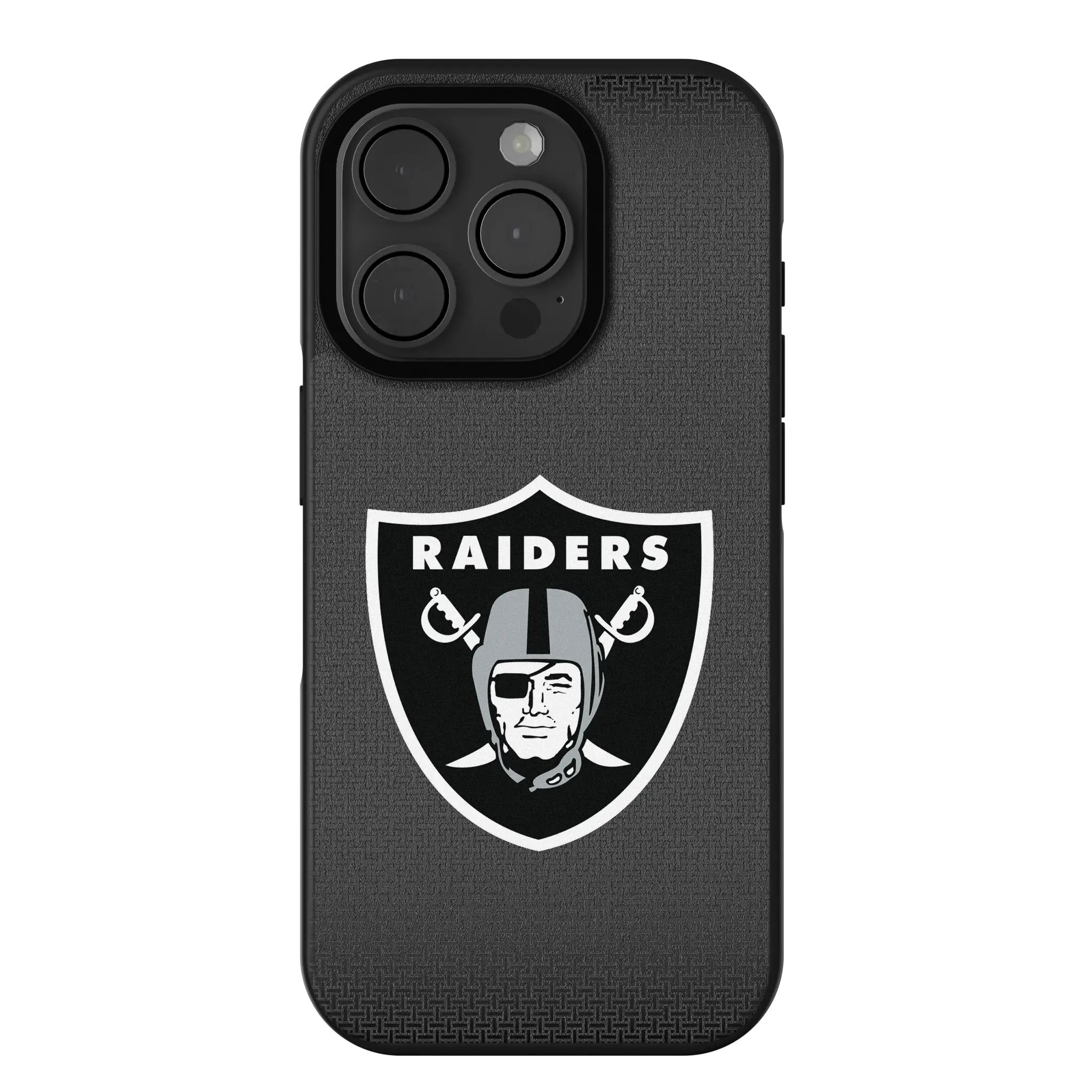 Las Vegas Raiders Linen iPhone Bump Phone Case for Apple iPhone
