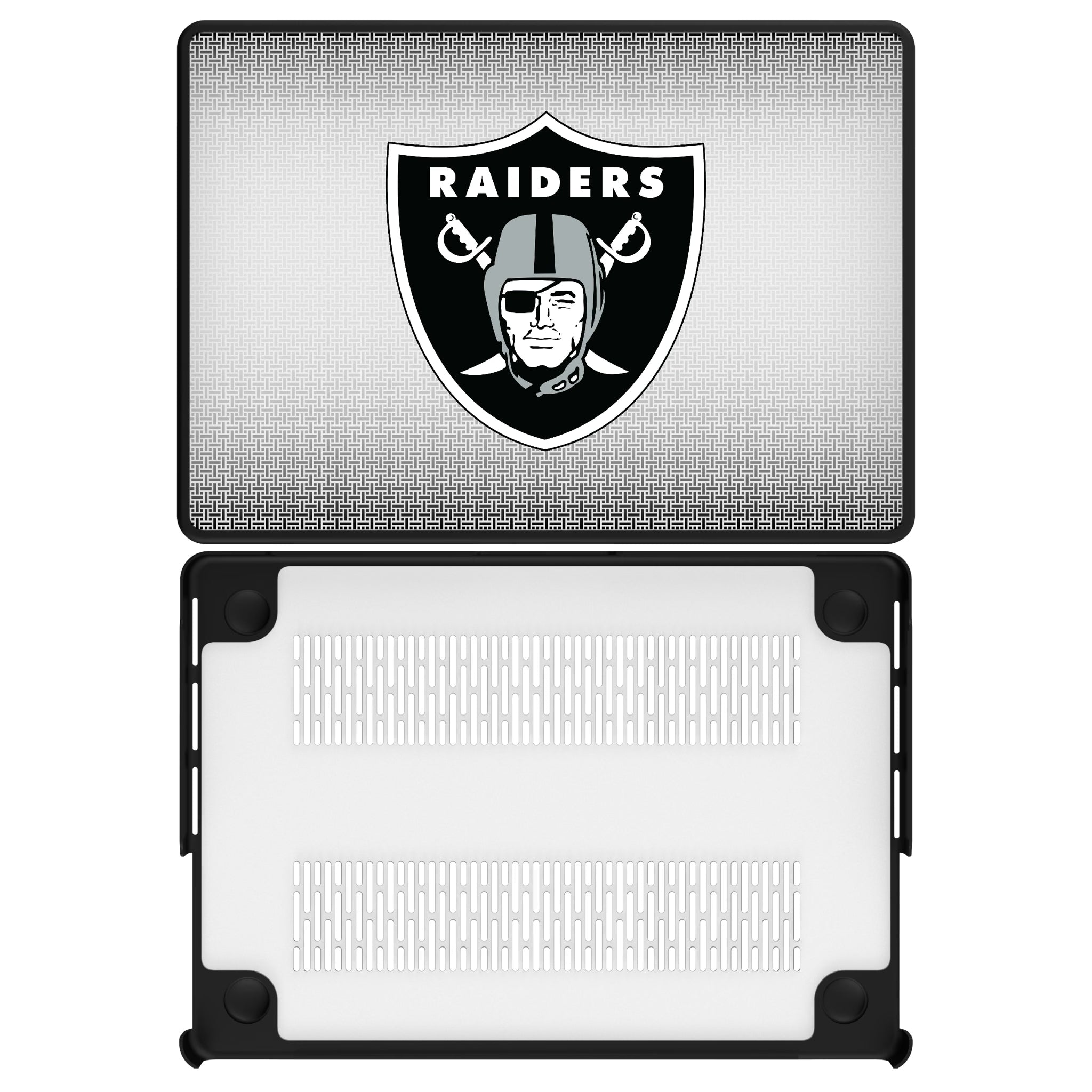 Las Vegas Raiders Linen MacBook Laptop Case for Apple MacBook#Device_MacBook Pro (14-inch, 2021) / MacBook Pro (14-inch, 2023) / MacBook Pro (14-inch, 2024)
