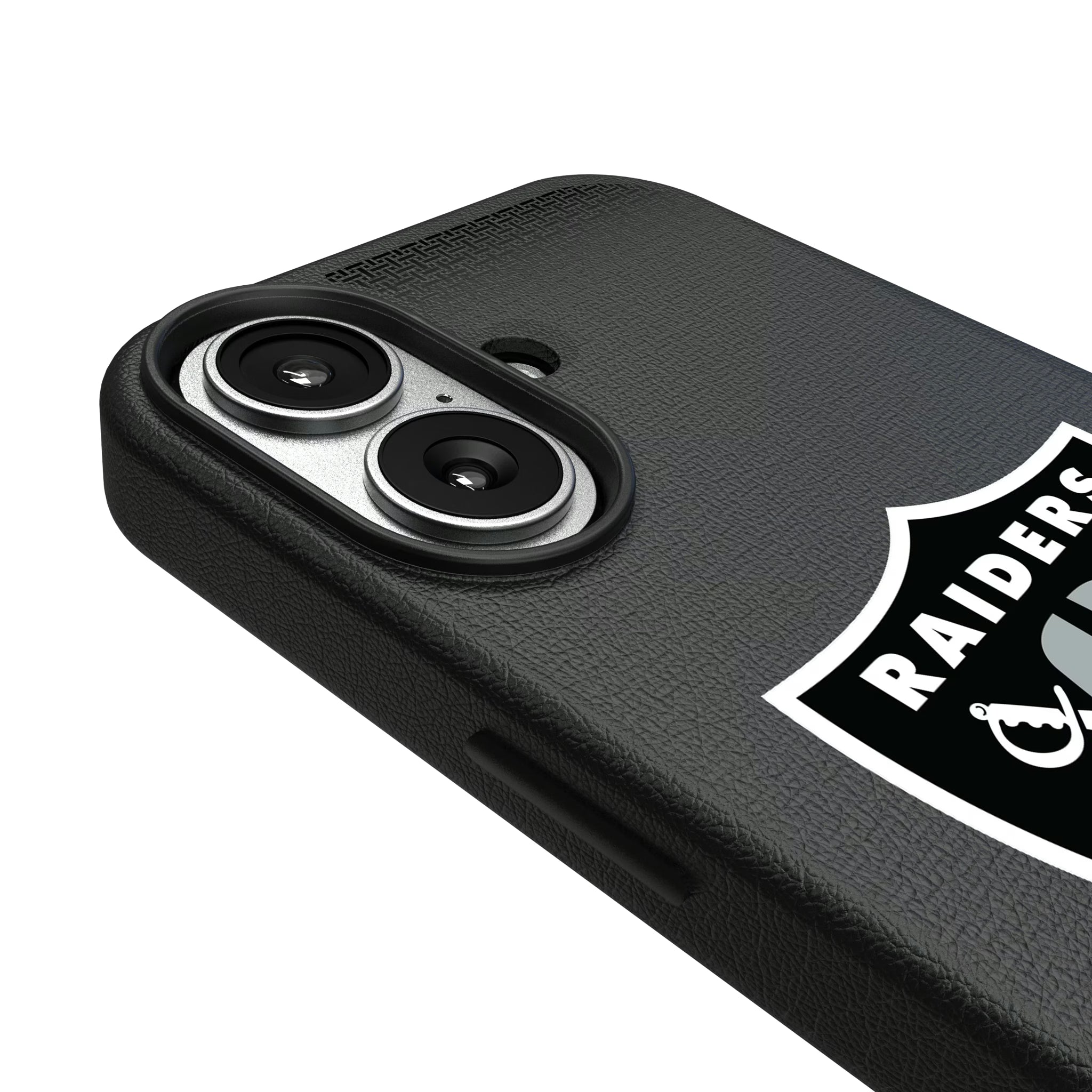 Las Vegas Raiders Linen iPhone MagSafe Compatible Phone Case for Apple iPhone - Detail#Device_iPhone 17