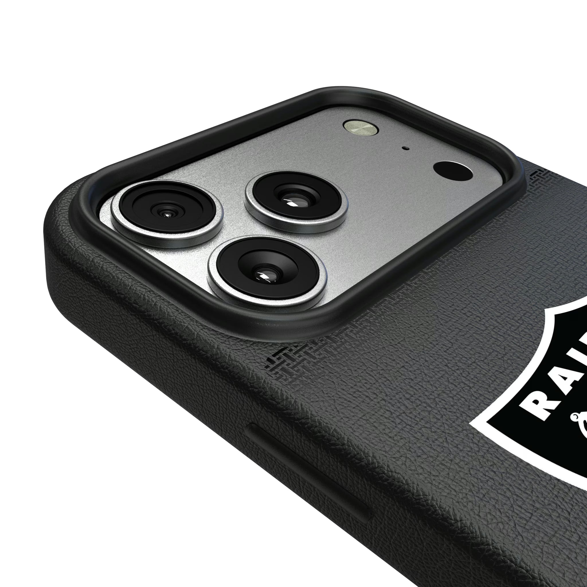Las Vegas Raiders Linen iPhone MagSafe Compatible Phone Case for Apple iPhone - Detail#Device_iPhone 17 Pro Max