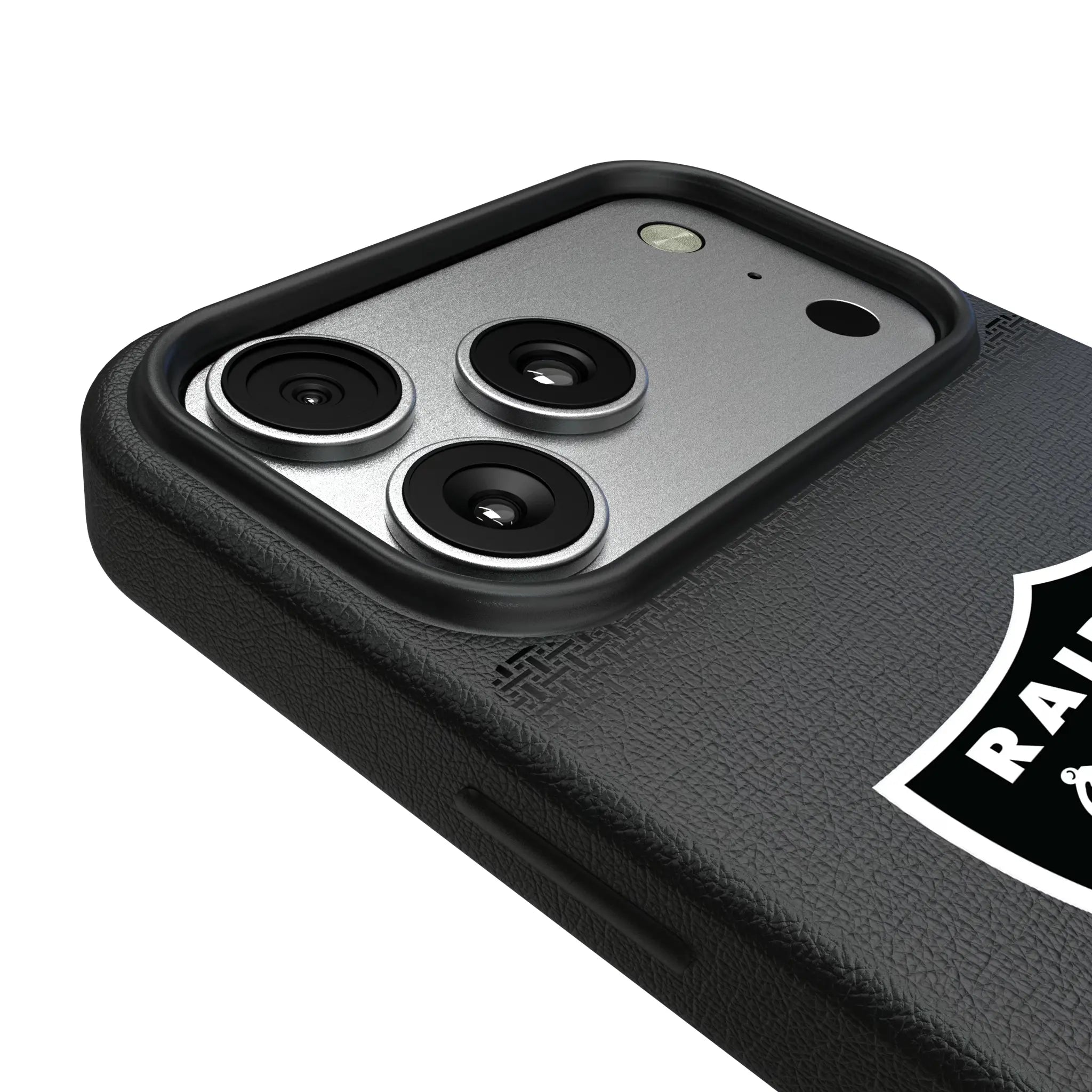 Las Vegas Raiders Linen iPhone MagSafe Compatible Phone Case for Apple iPhone - Detail#Device_iPhone 17 Pro Max