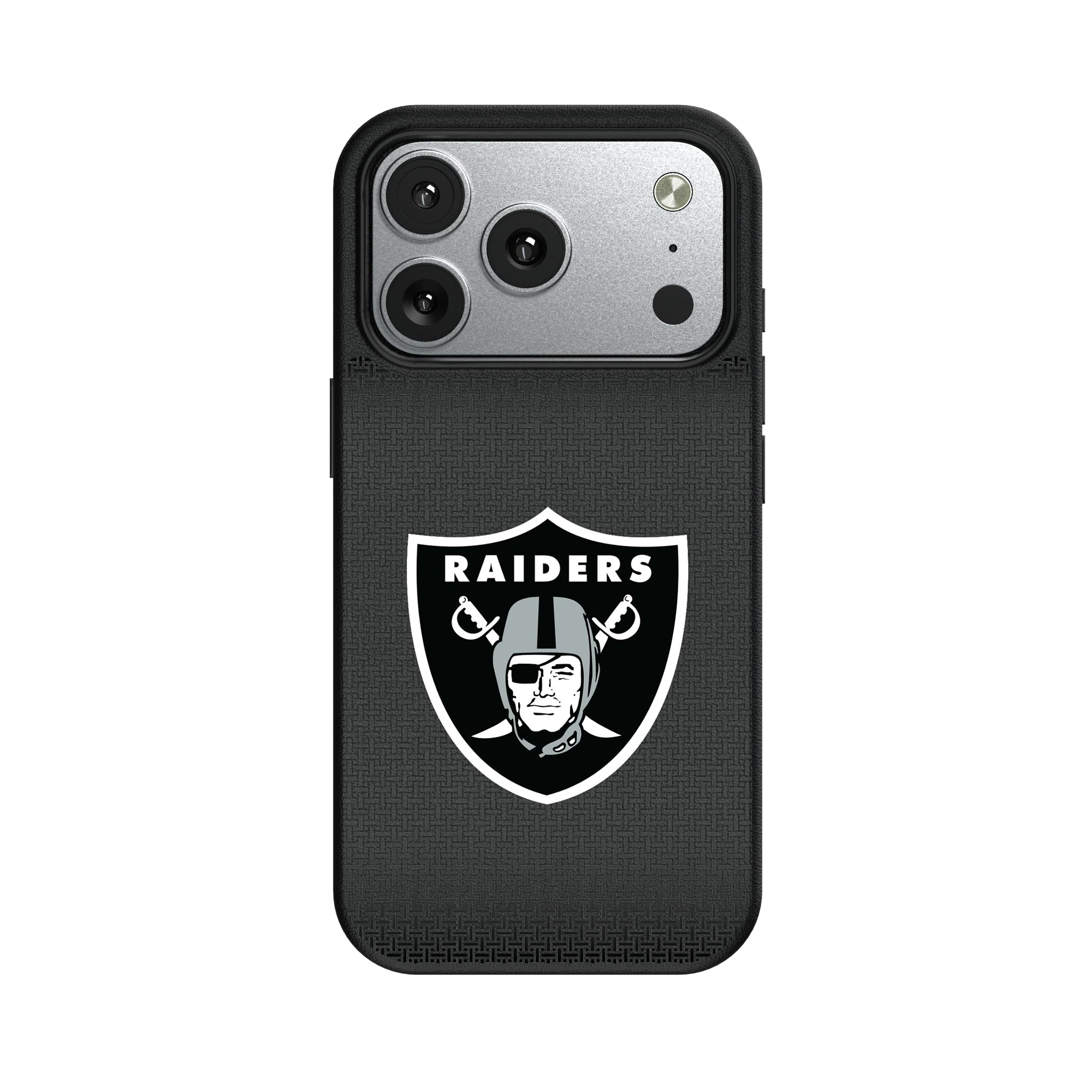 Las Vegas Raiders Linen iPhone MagSafe Compatible Phone Case for Apple iPhone#Device_iPhone 17 Pro