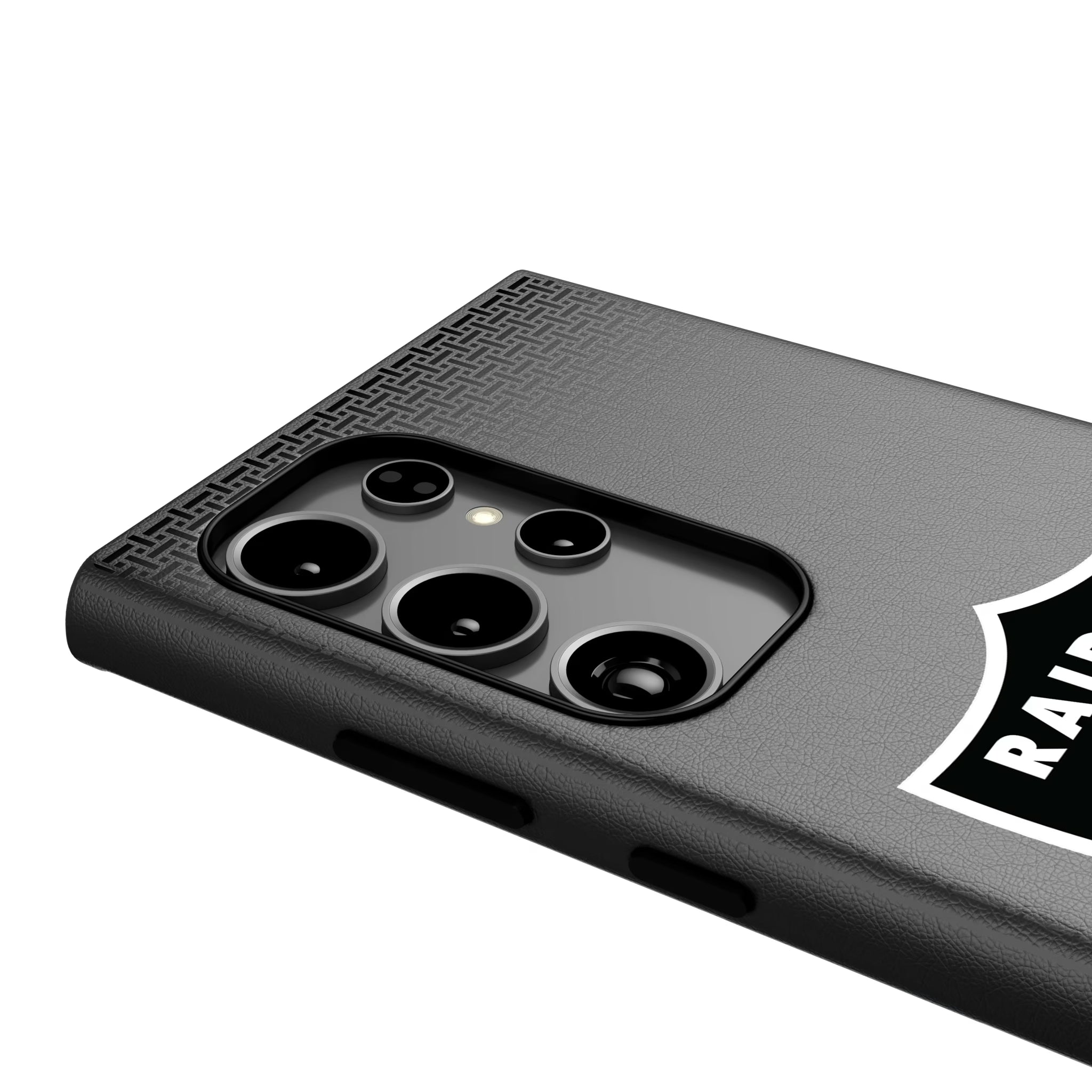 Las Vegas Raiders Linen Galaxy MagSafe Compatible Phone Case for Samsung Galaxy - Detail