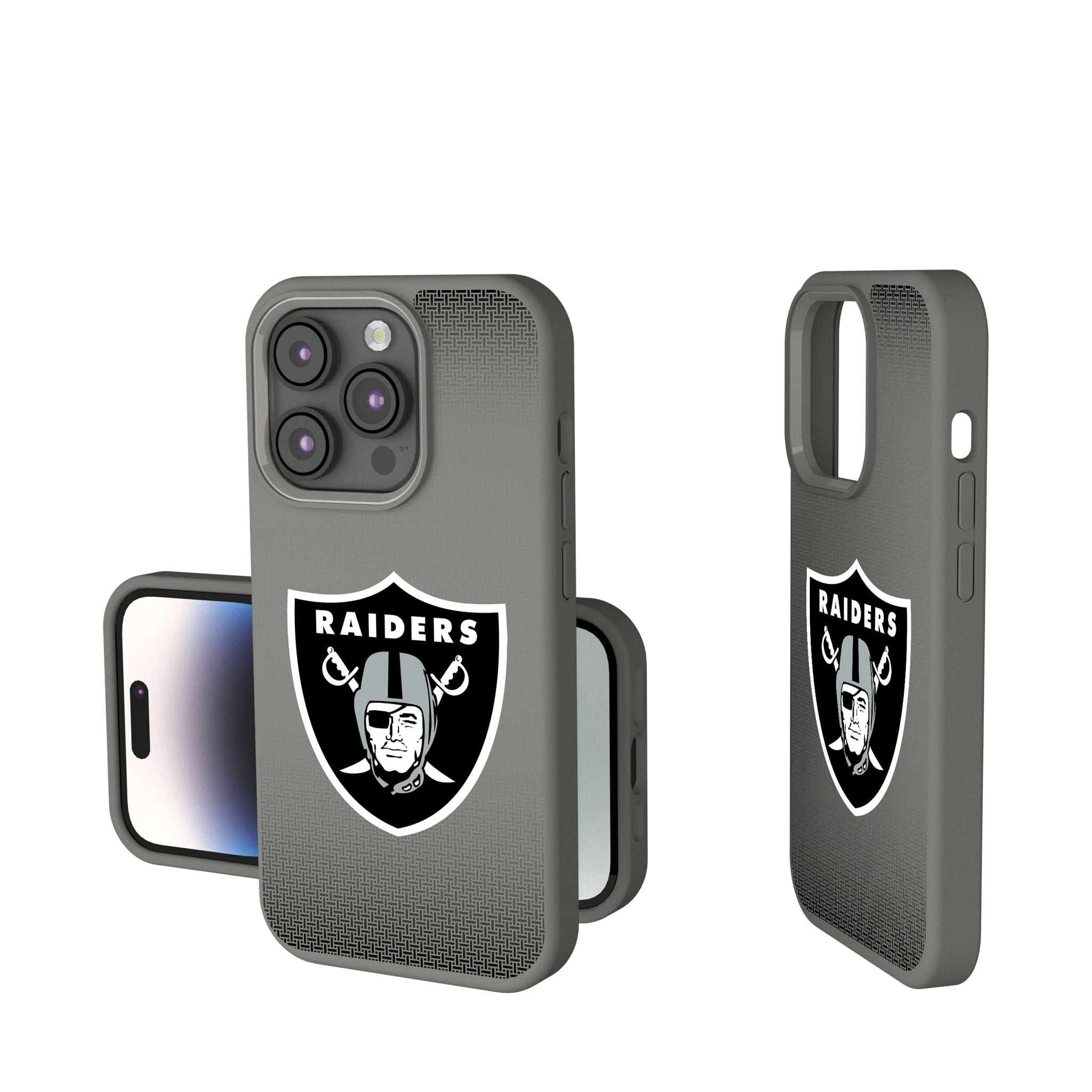 Las Vegas Raiders Linen iPhone Soft Touch Phone Case for Apple iPhone
