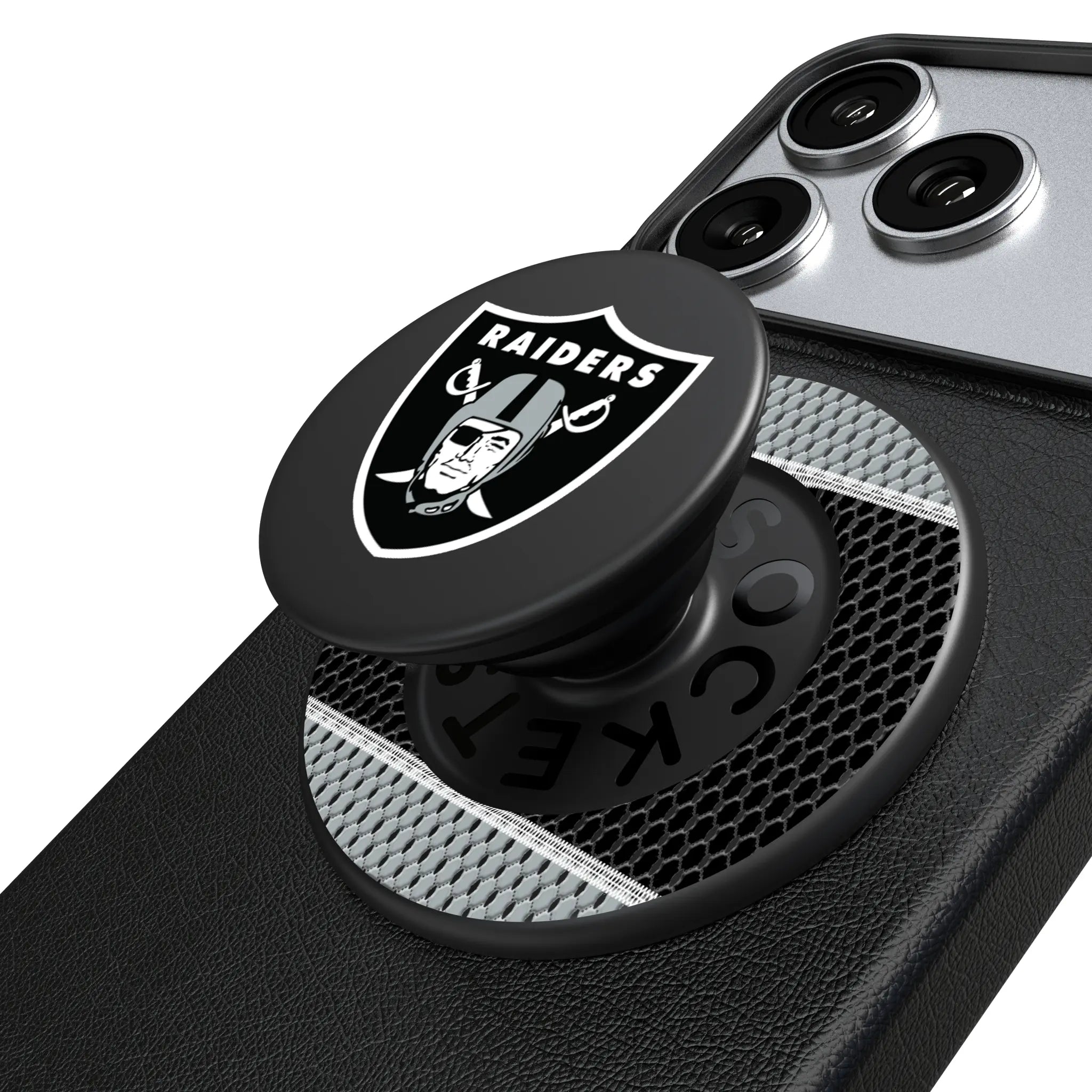 Las Vegas Raiders Mesh Popsockets Round Magnetic