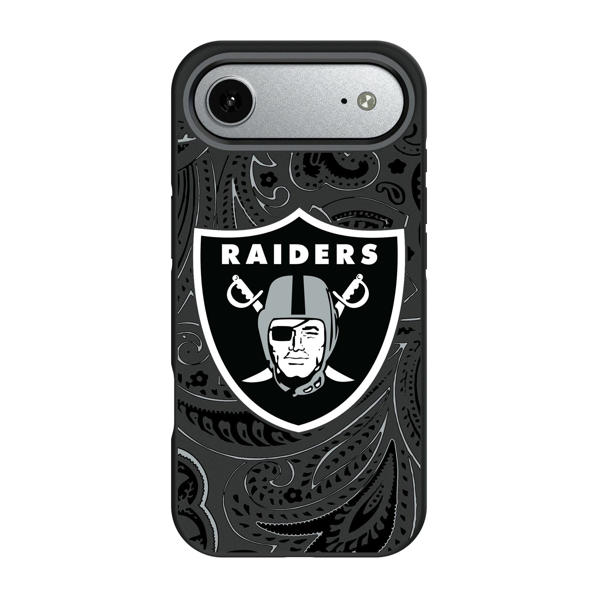 Las Vegas Raiders Paisley iPhone Bump Phone Case for Apple iPhone#Device_iPhone Air