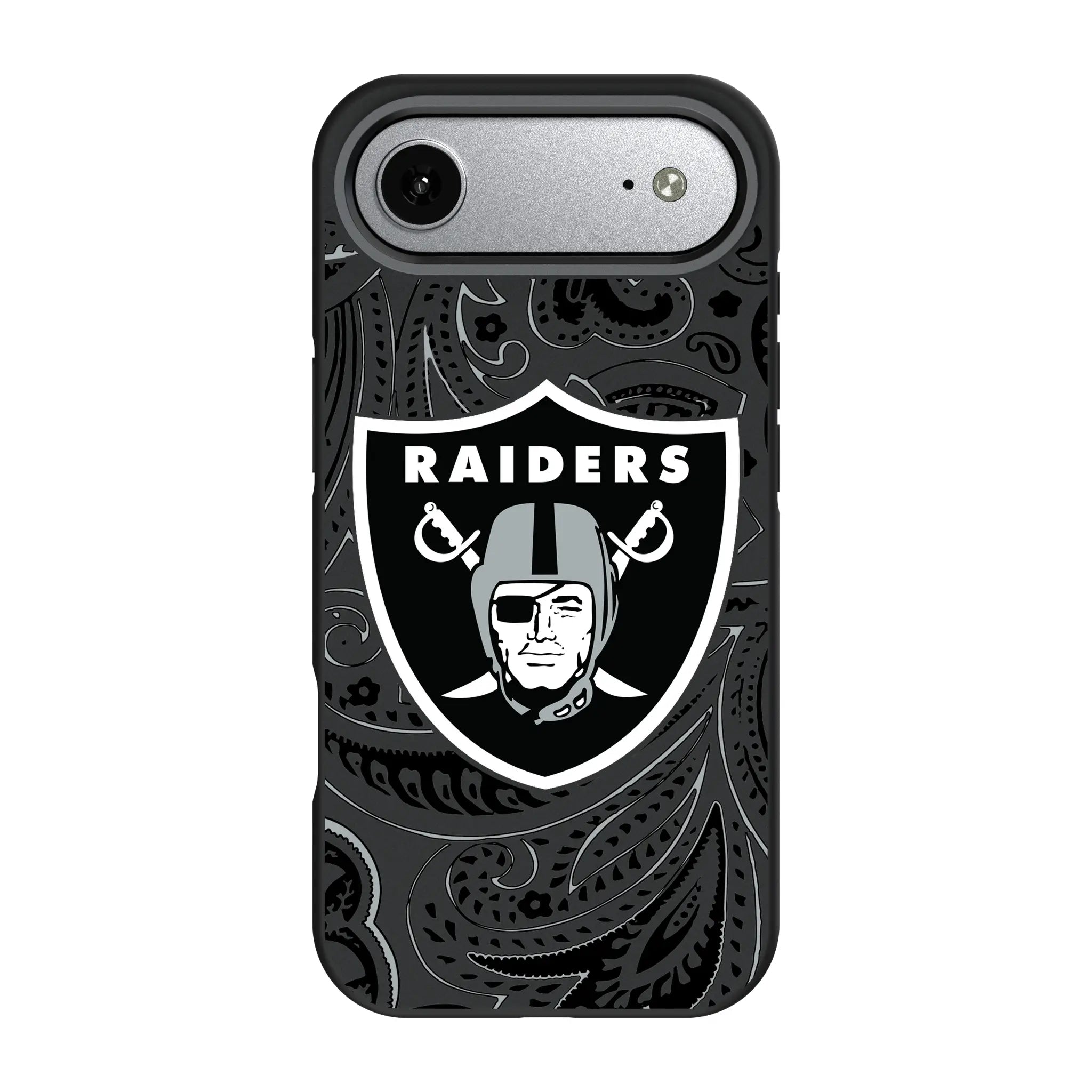 Las Vegas Raiders Paisley iPhone Bump Phone Case for Apple iPhone#Device_iPhone Air